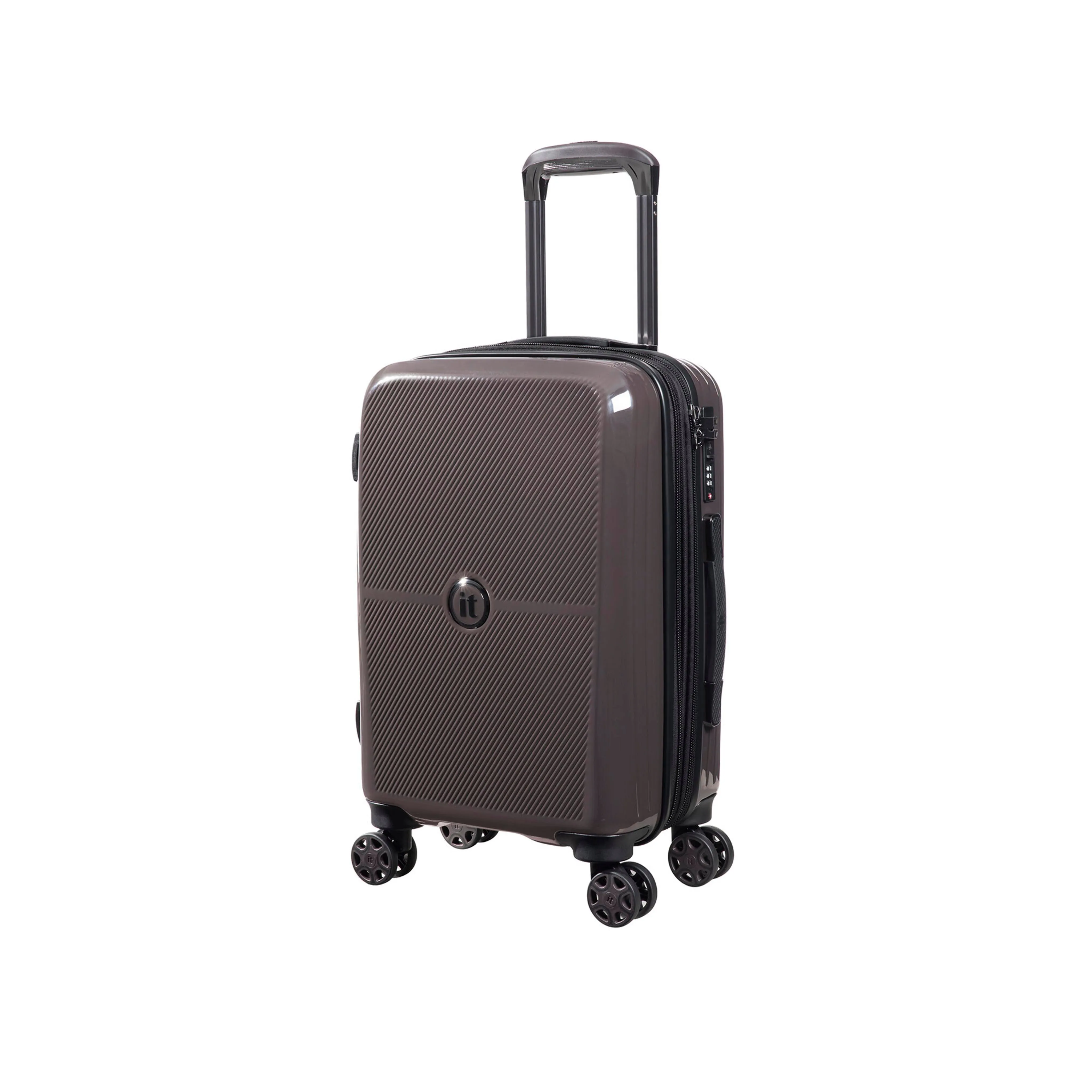 Optical 3 Piece Hardside 8 Wheel Expandable Spinner Set (Brown)