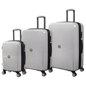 Optical 3 Piece Hardside 8 Wheel Expandable Spinner Set (Light Ash)