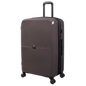 Optical 32" Hardside Checked 8 Wheel Expandable Spinner (Brown)