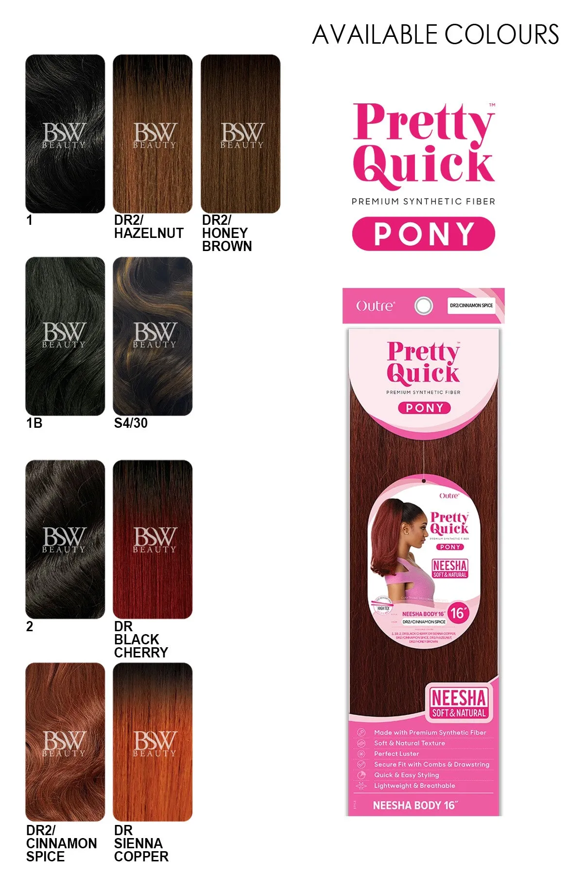 OUTRE PRETTY QUICK NEESHA BODY 16"