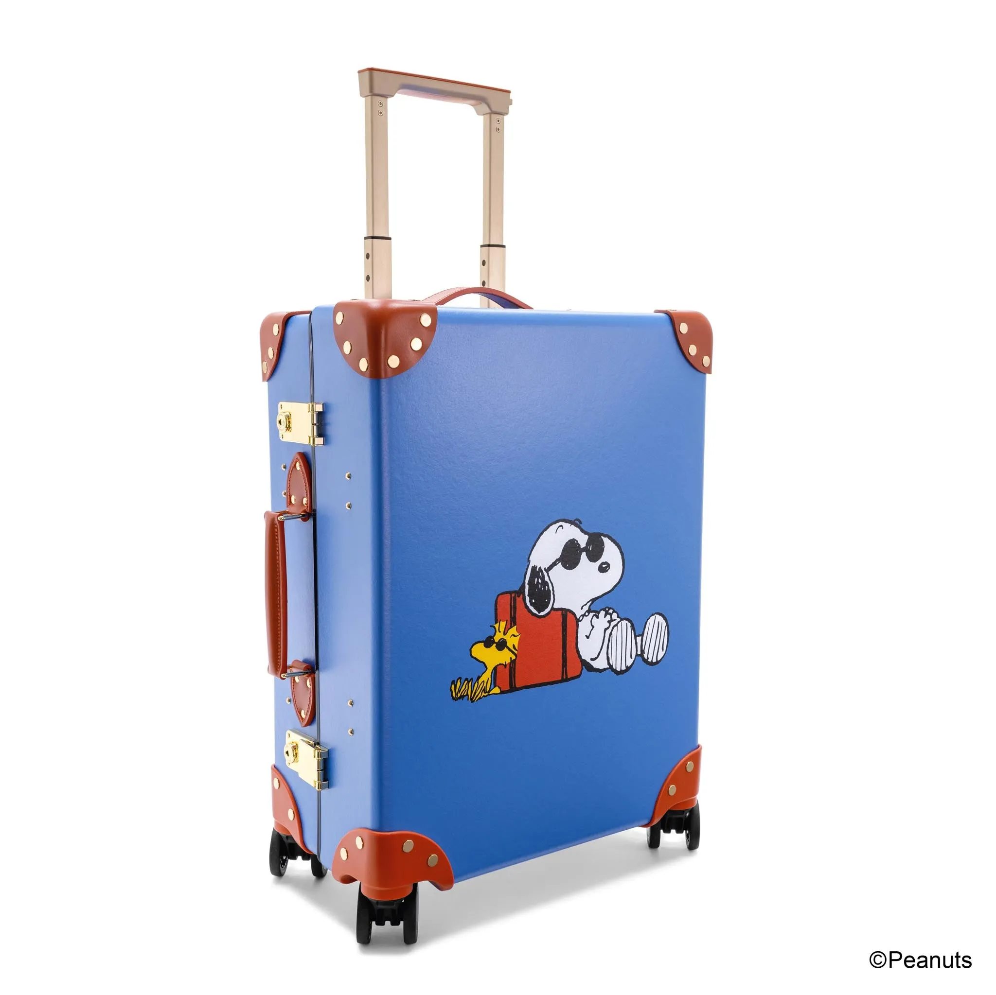 PEANUTS · Carry-On - 4 Wheels | Royal Blue/Orange/Gold