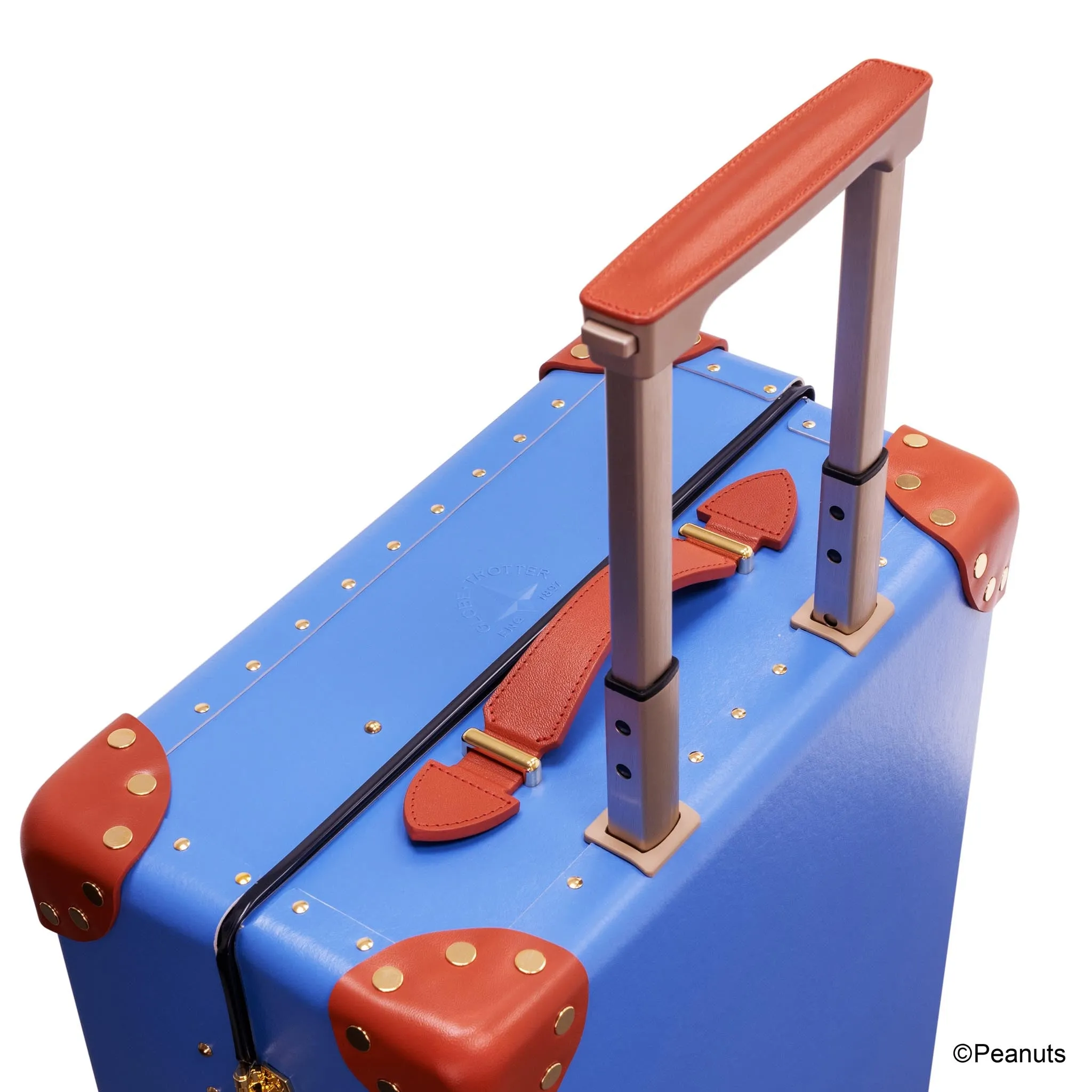 PEANUTS · Carry-On - 4 Wheels | Royal Blue/Orange/Gold