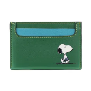 PEANUTS · Credit Card Holder | Green/Sky Blue