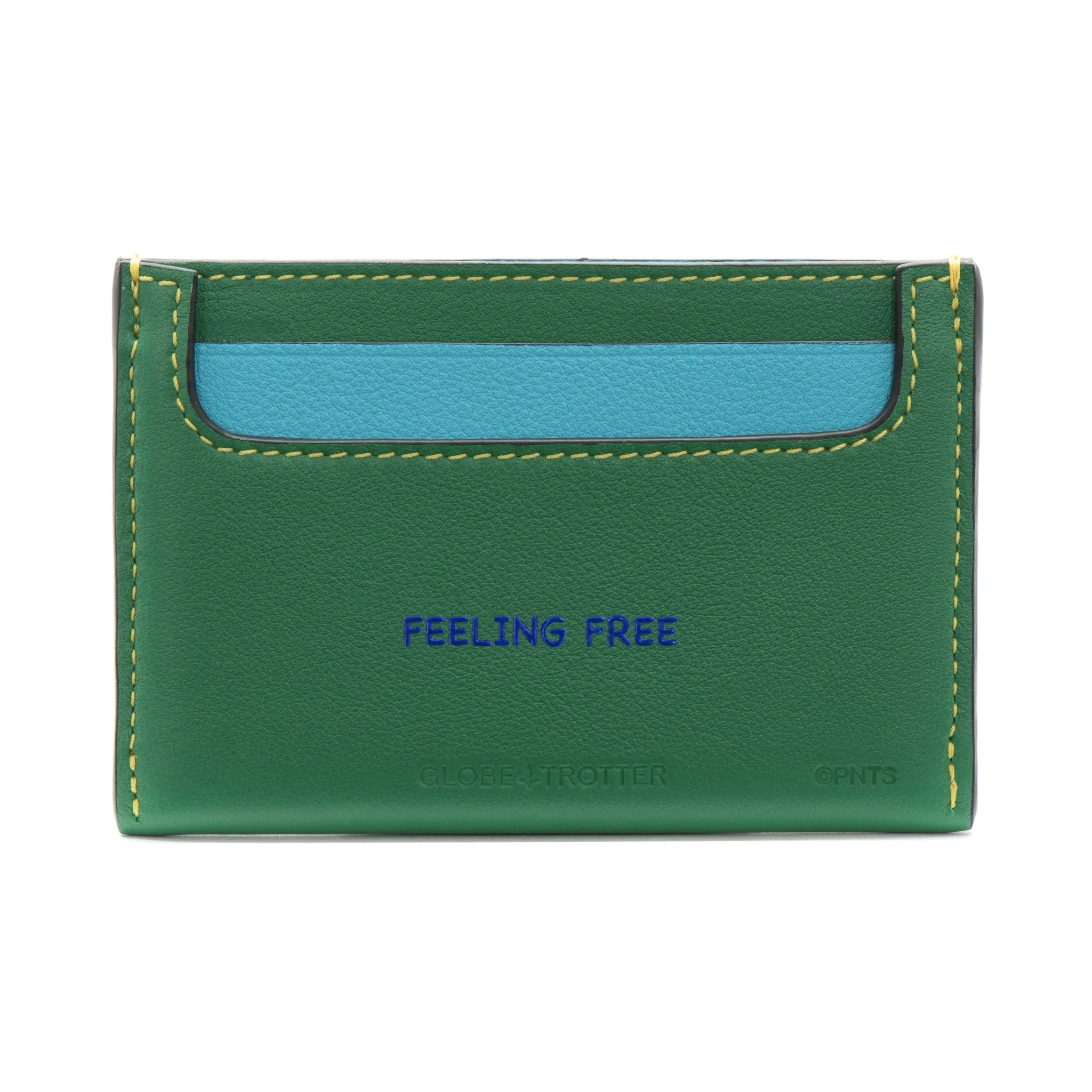 PEANUTS · Credit Card Holder | Green/Sky Blue