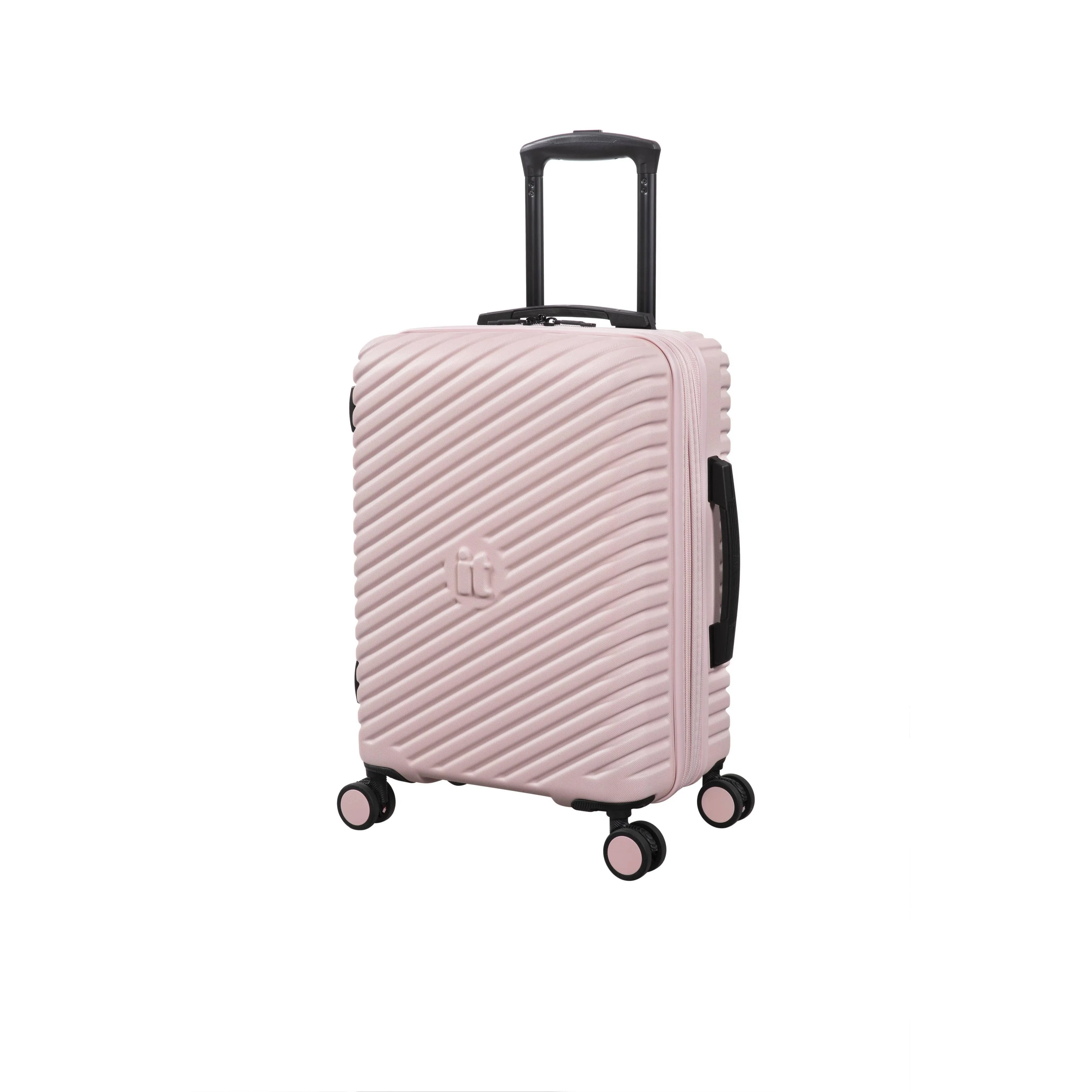Pleating 3 Piece Hardside 8 Wheel Expandable Spinner Set (Peach Whip)