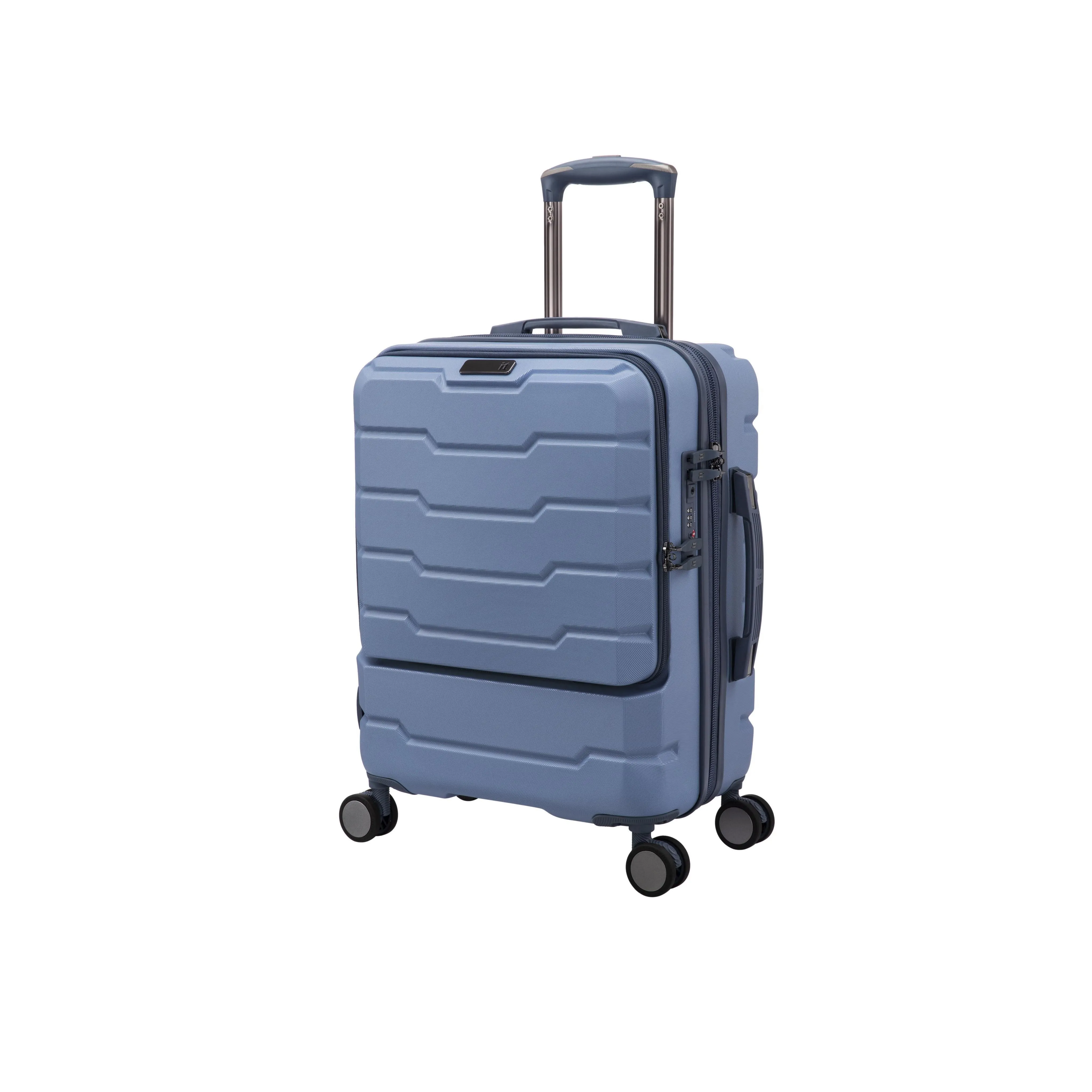 Prosperous 21" Hardside Carry-On 8 Wheel Expandable Spinner (Faded Denim)
