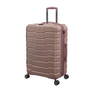 Prosperous 28" Hardside Checked 8 Wheel Expandable Spinner (Cameo Blush)