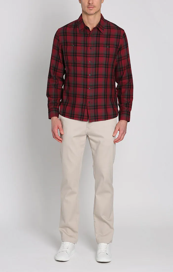 Rye Lightweight Flannel Utility Workshirt