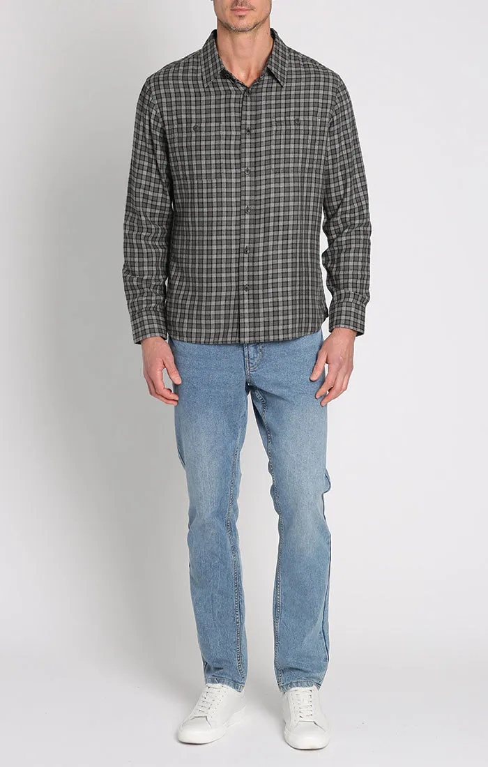 Rye Lightweight Flannel Utility Workshirt