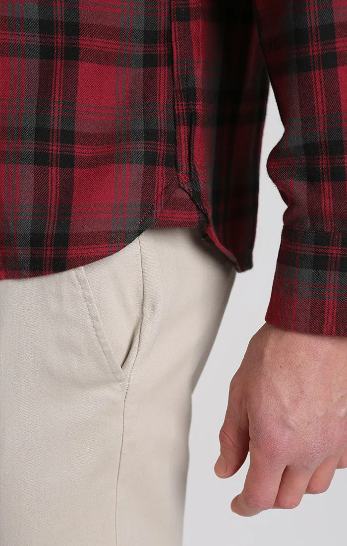 Rye Lightweight Flannel Utility Workshirt