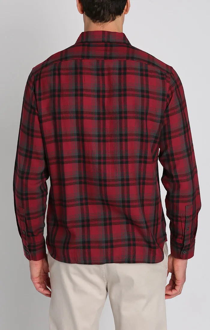 Rye Lightweight Flannel Utility Workshirt