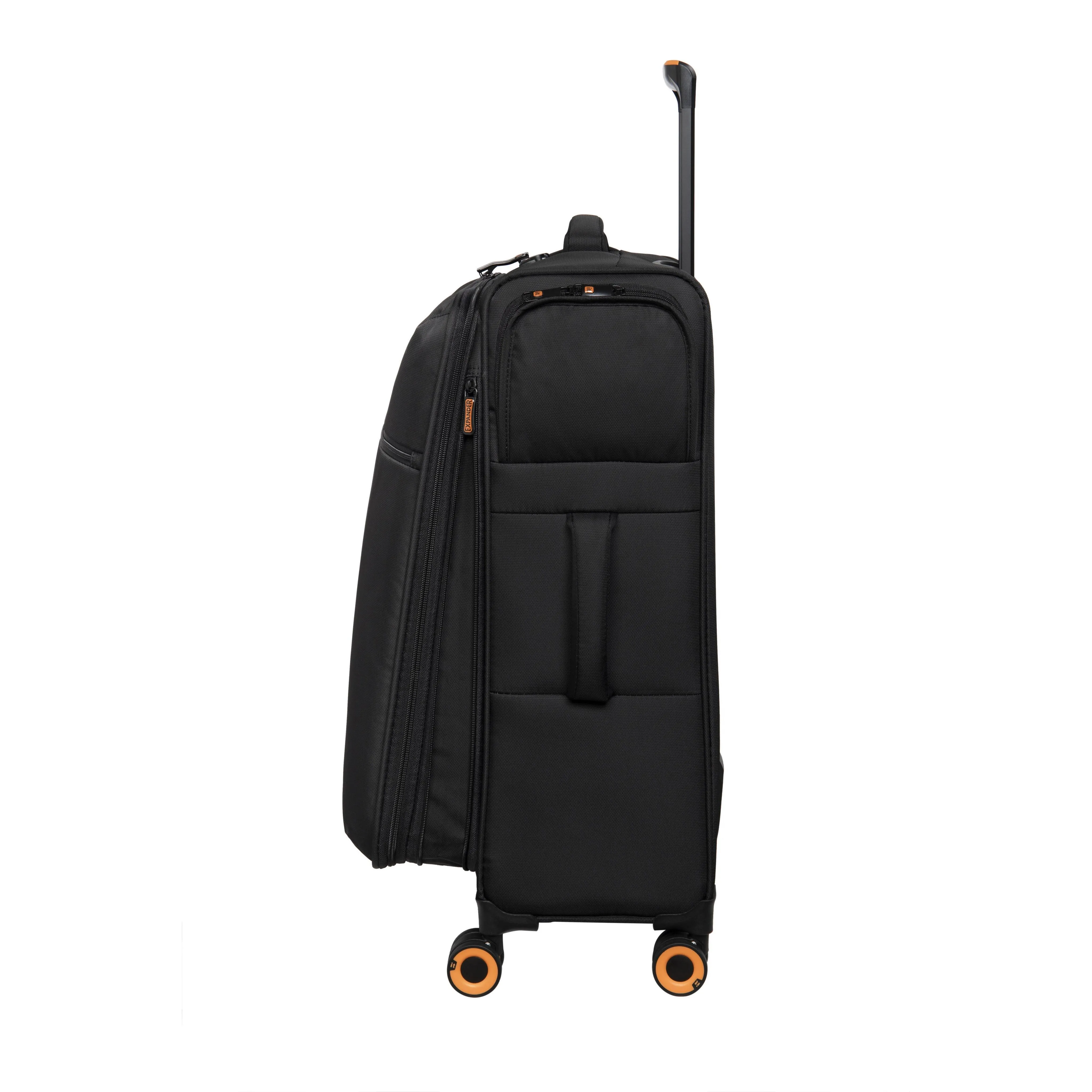 Simultaneous 24" Softside Checked 8 Wheel Expandable Spinner (Black)
