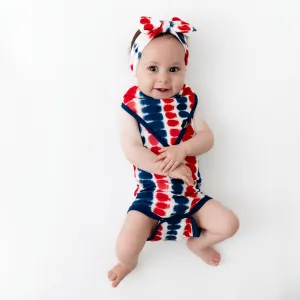 Sleeveless Bodysuit in Liberty Rip Tide