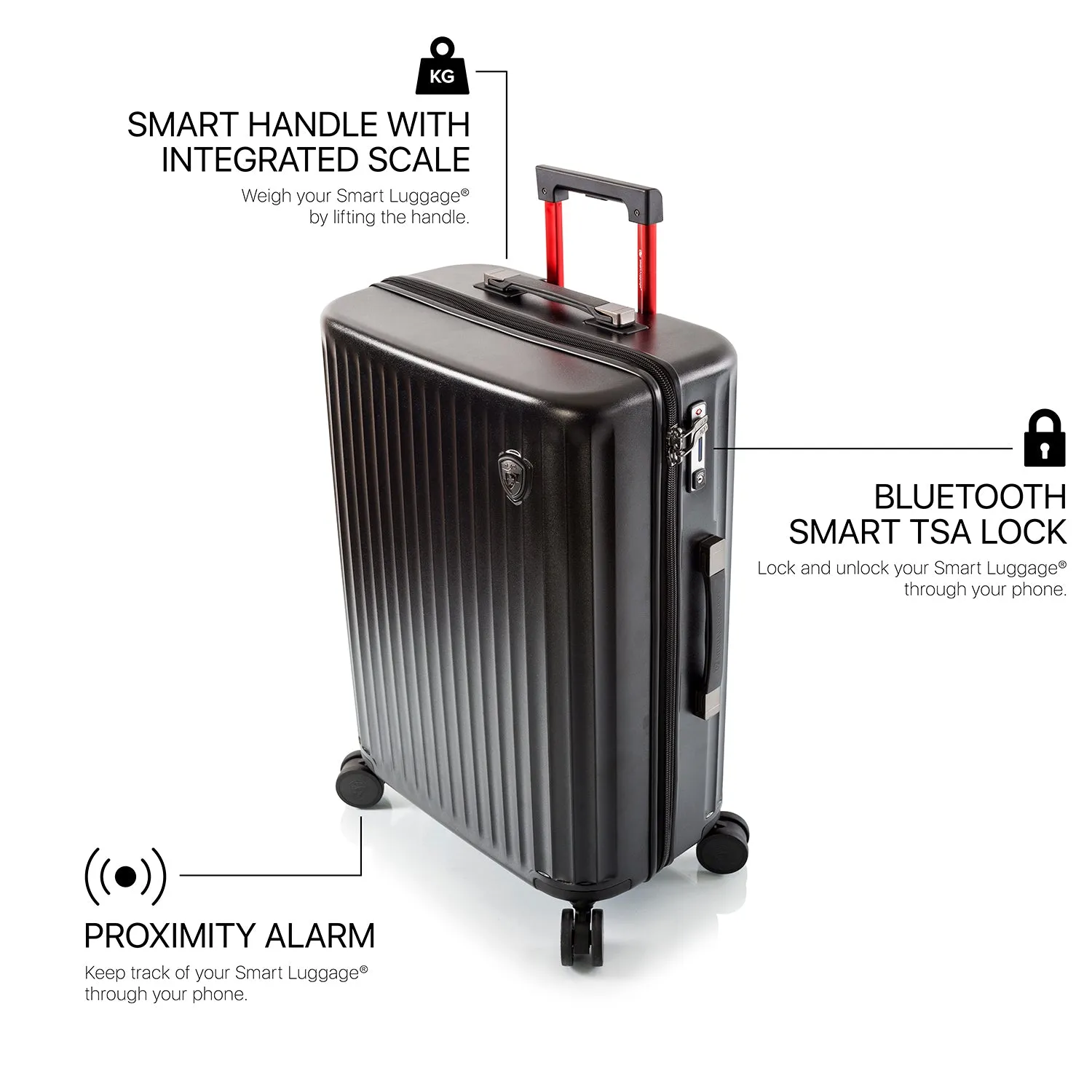 Smart Luggage® 3 Piece Luggage Set - Airline Approved