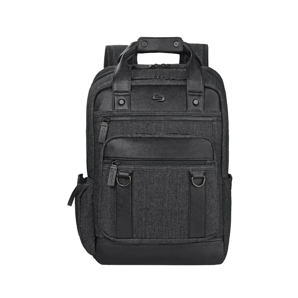 Solo Crosby Black Denim Backpack
