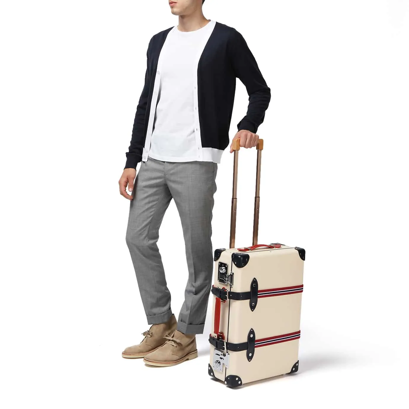 St. Moritz · Carry-On - 2 Wheels | Ivory/Navy