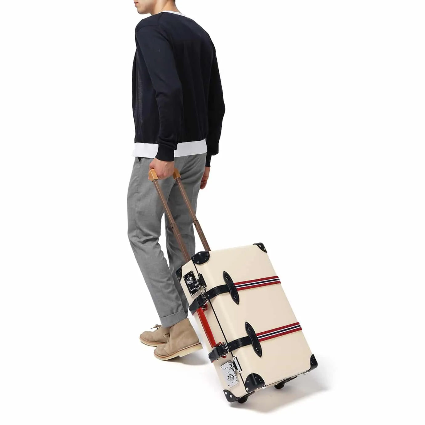 St. Moritz · Carry-On - 2 Wheels | Ivory/Navy