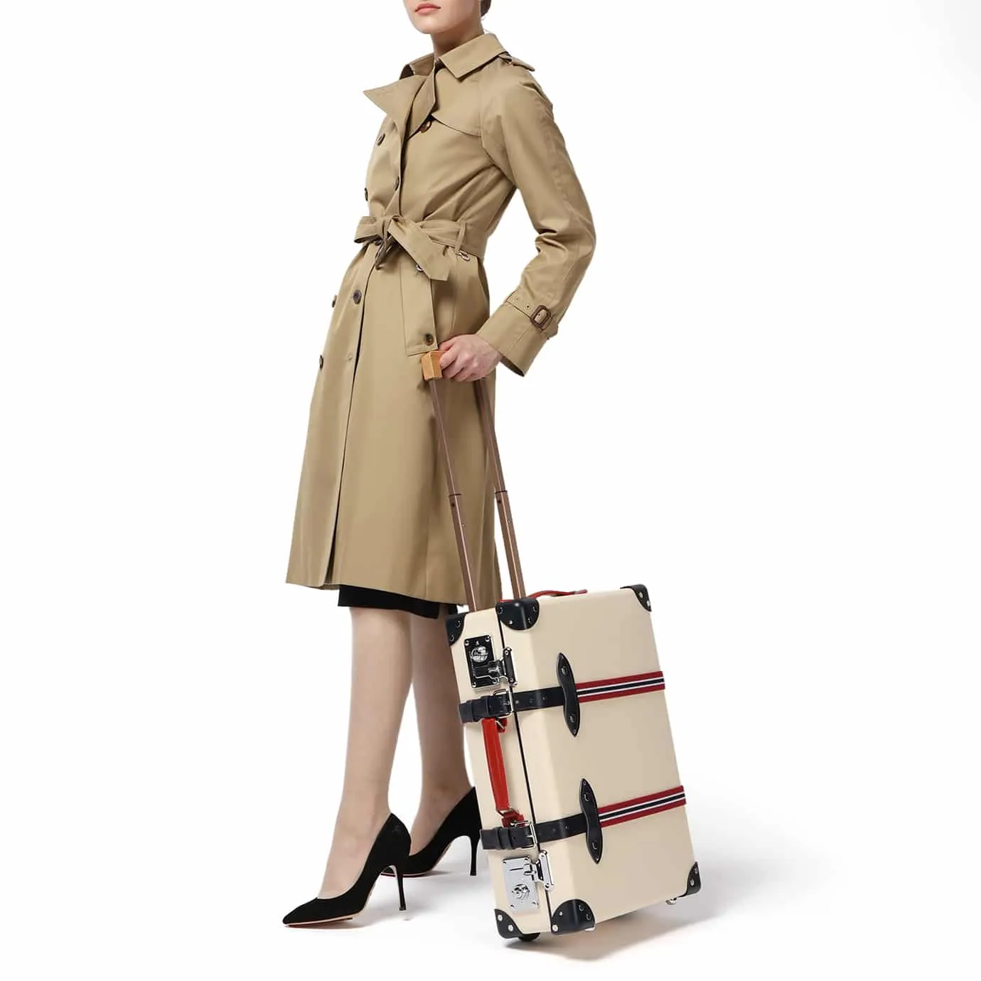 St. Moritz · Carry-On - 2 Wheels | Ivory/Navy