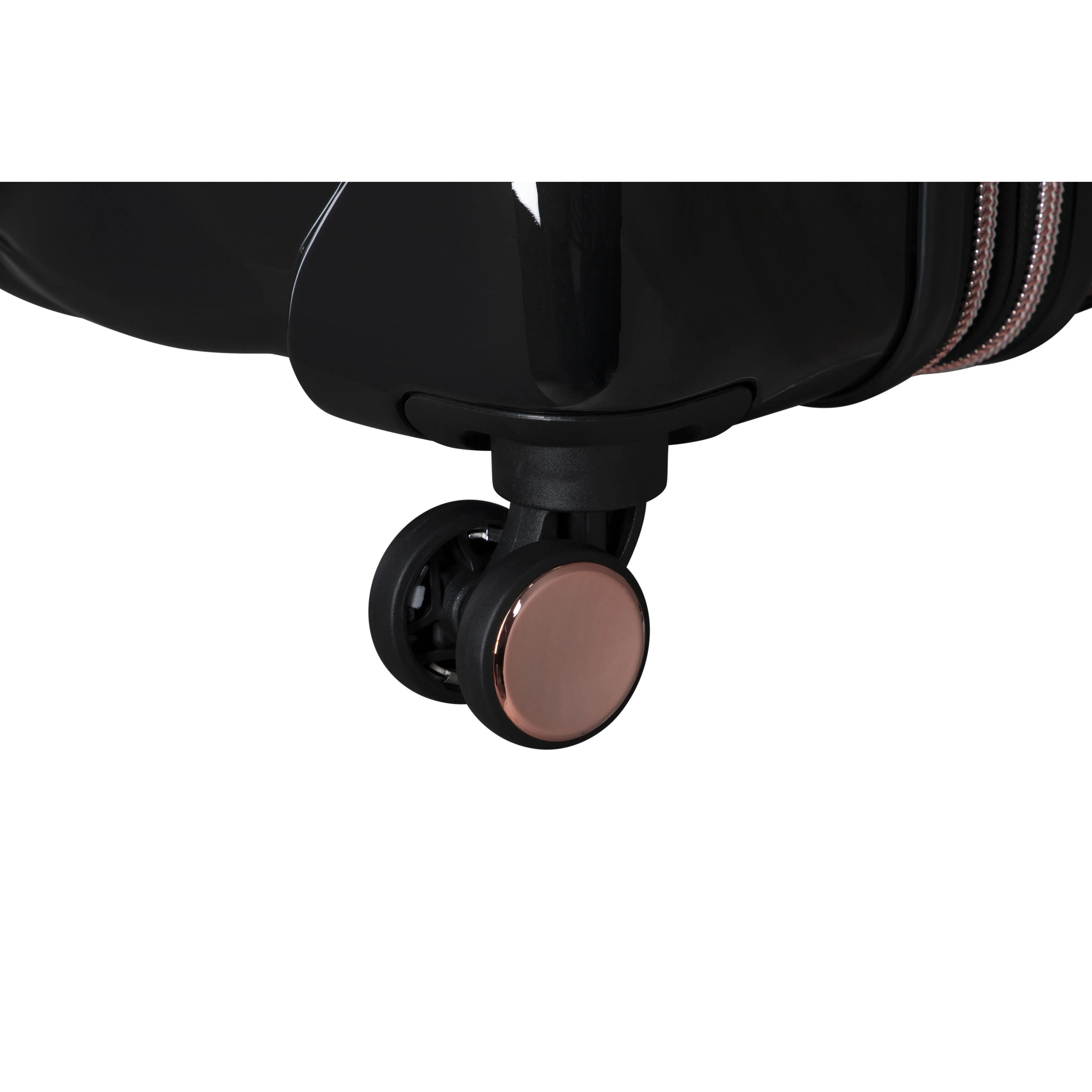St. Tropez Trois Hardside 3pc 8 Wheel Expandable Spinner Set (Black)