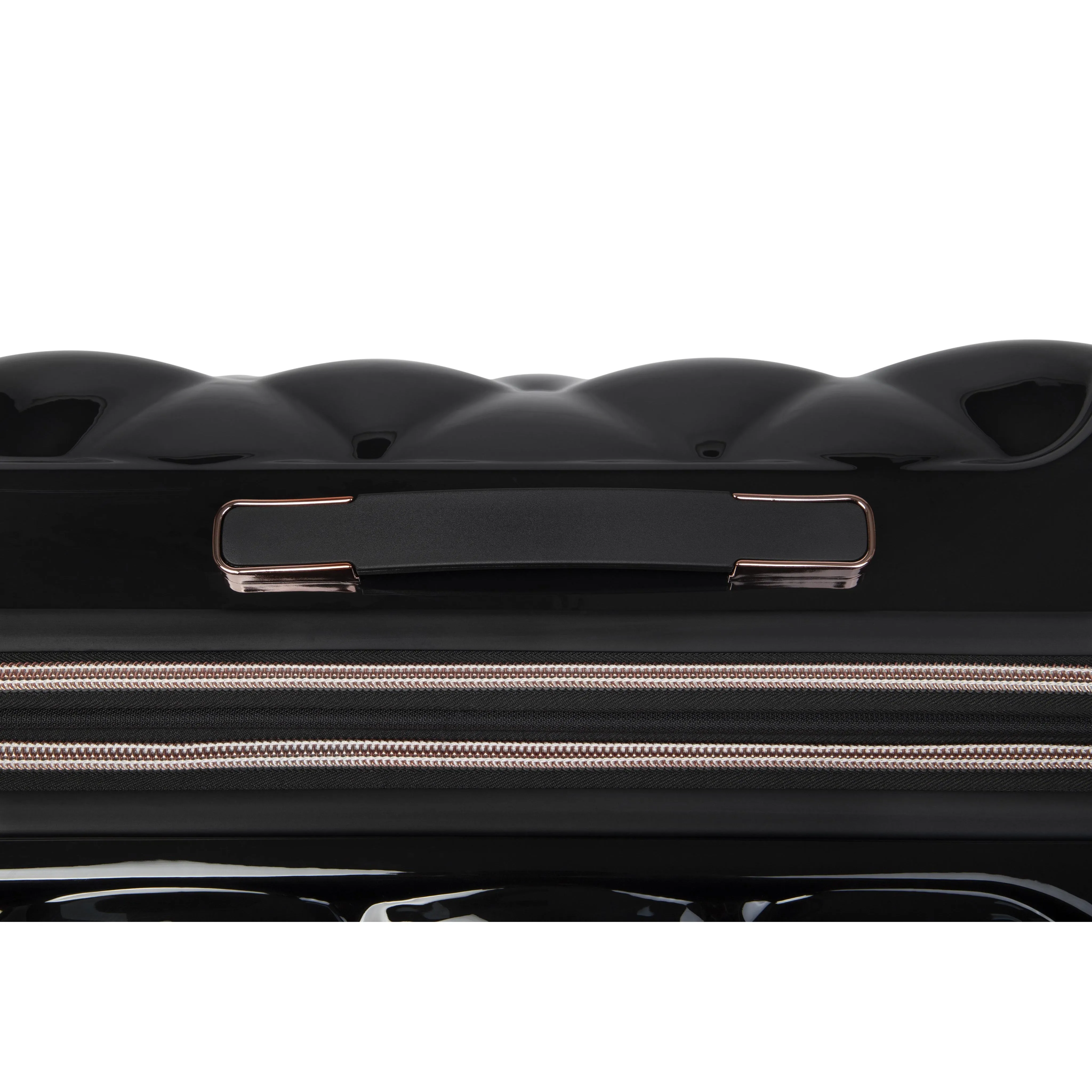 St. Tropez Trois Hardside 3pc 8 Wheel Expandable Spinner Set (Black)