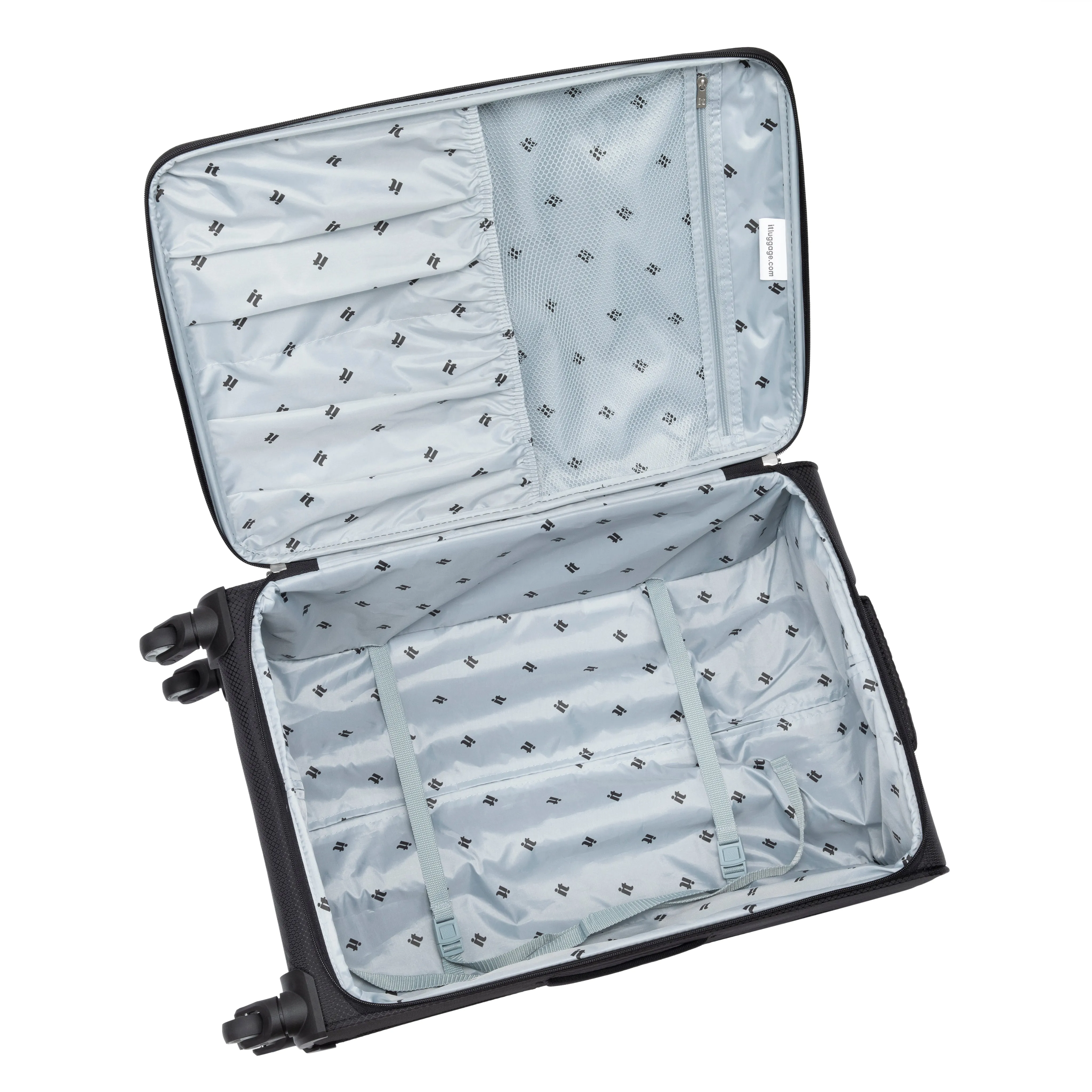 Striving 27" Softside Checked 4 Wheel Spinner (Black)