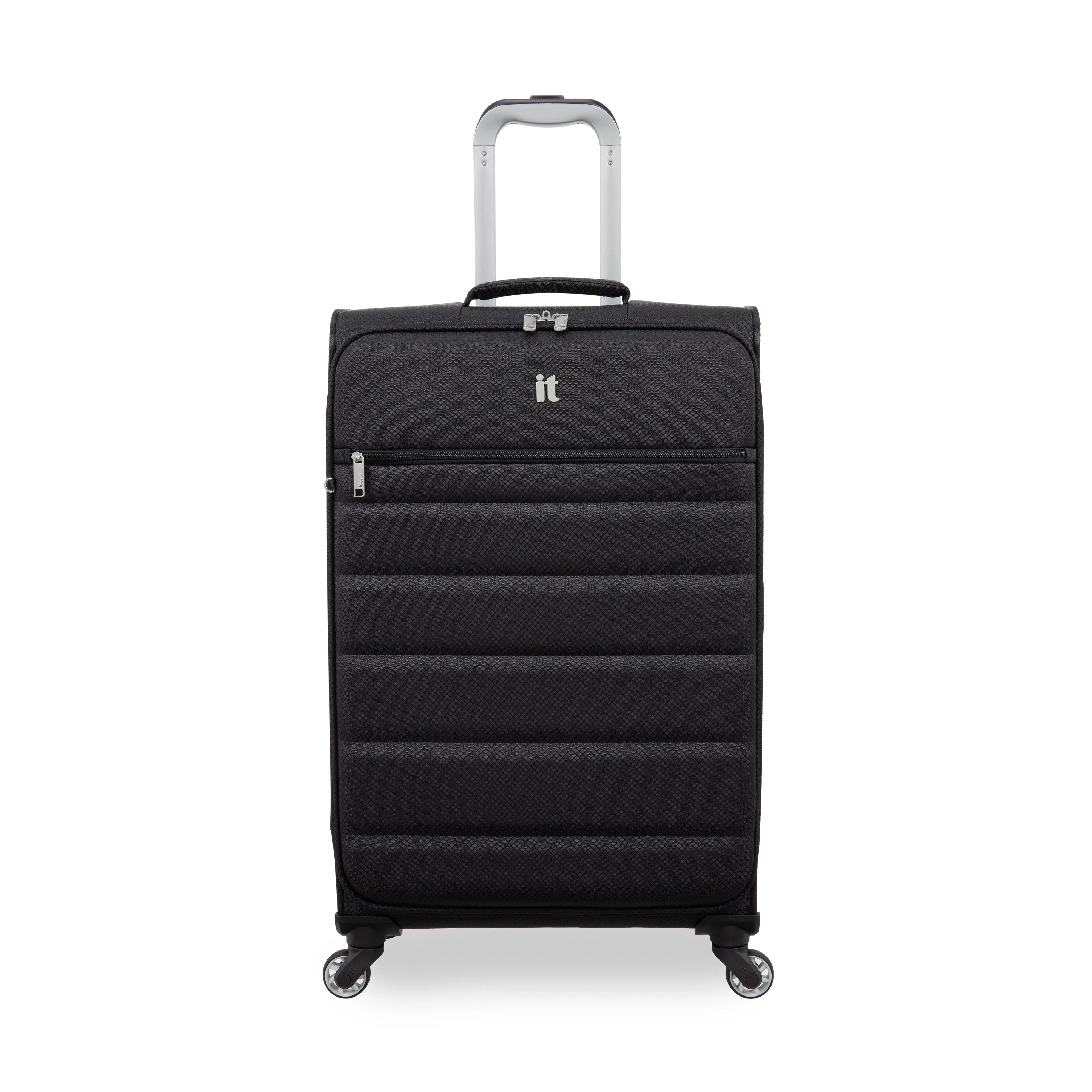 Striving 27" Softside Checked 4 Wheel Spinner (Black)