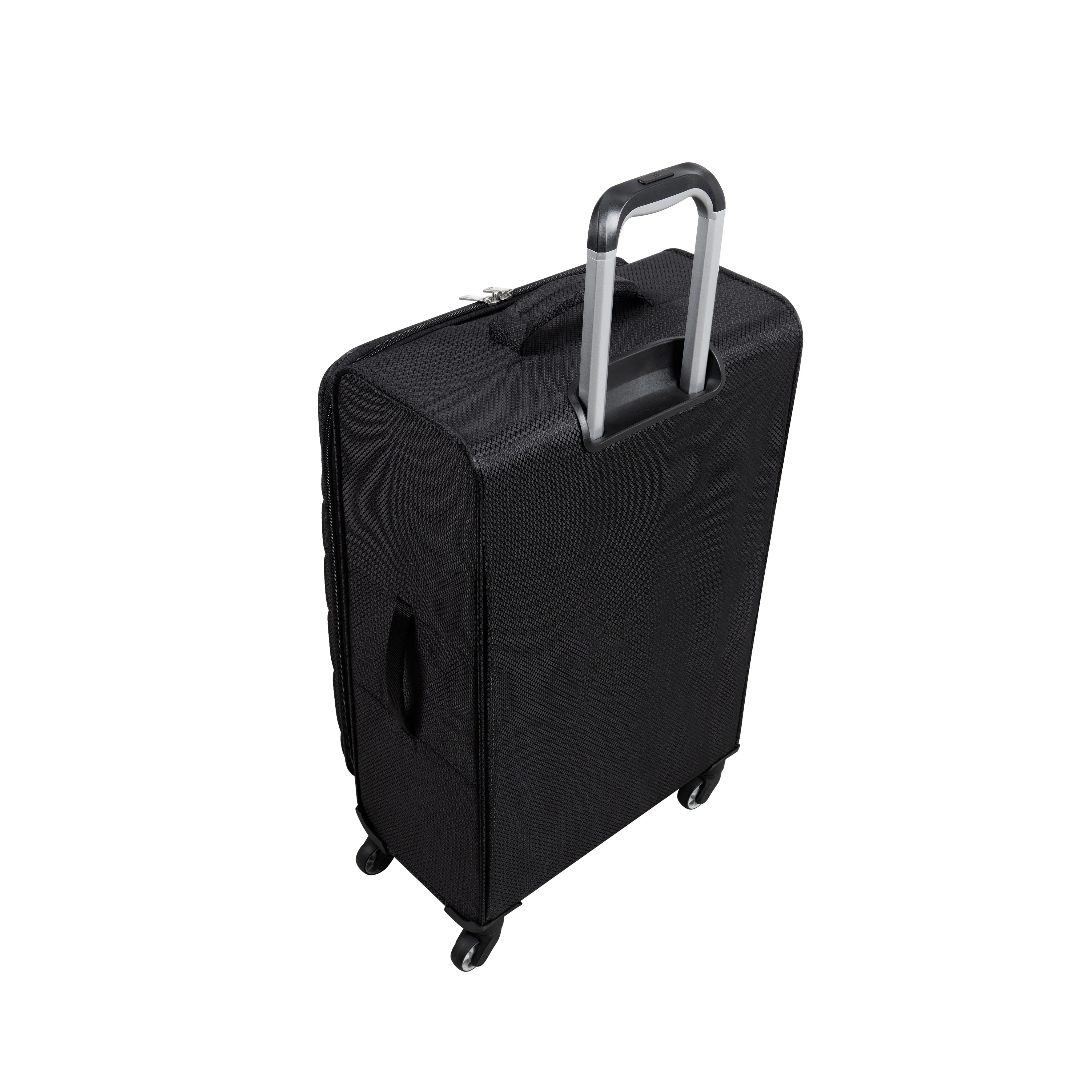 Striving 27" Softside Checked 4 Wheel Spinner (Black)
