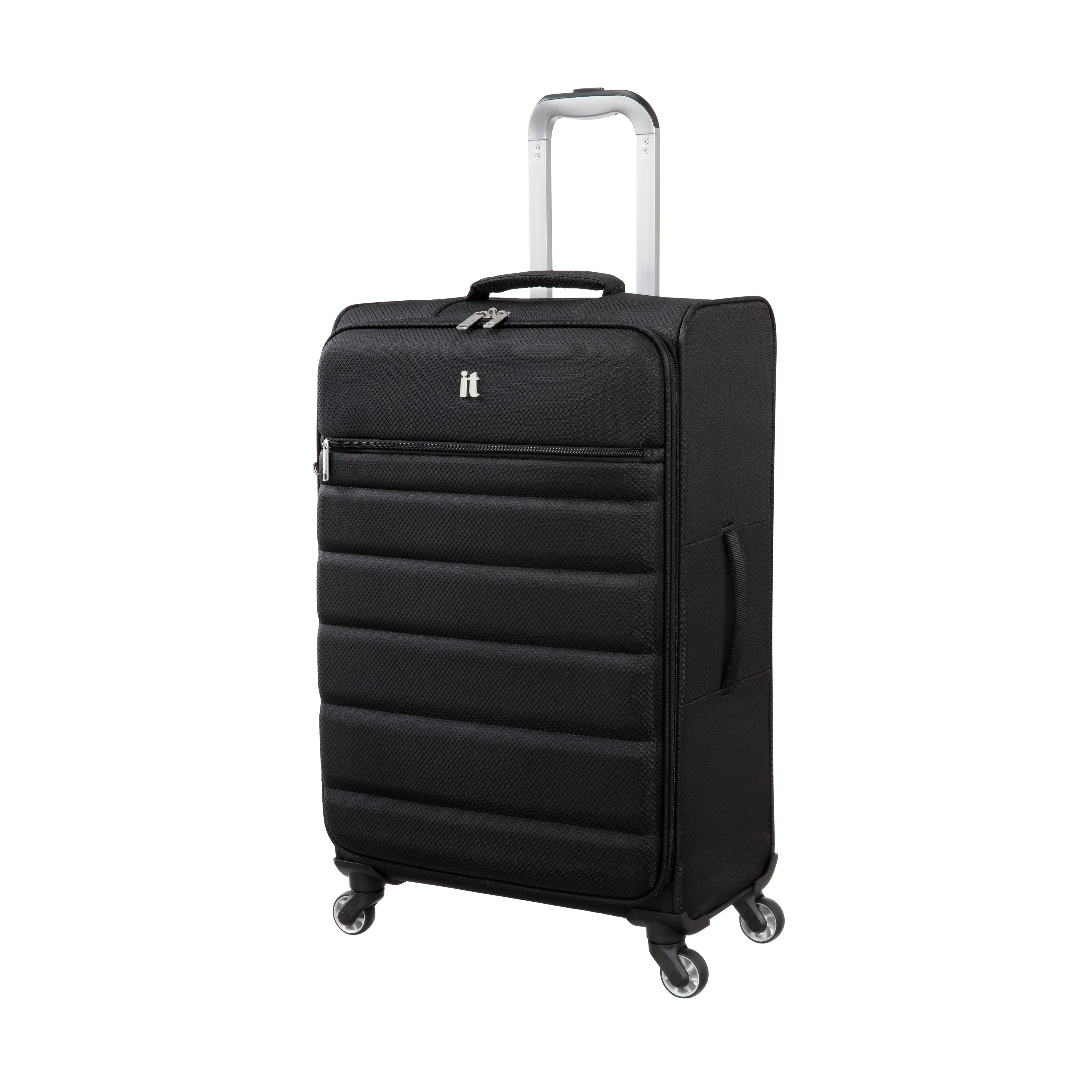 Striving 27" Softside Checked 4 Wheel Spinner (Black)