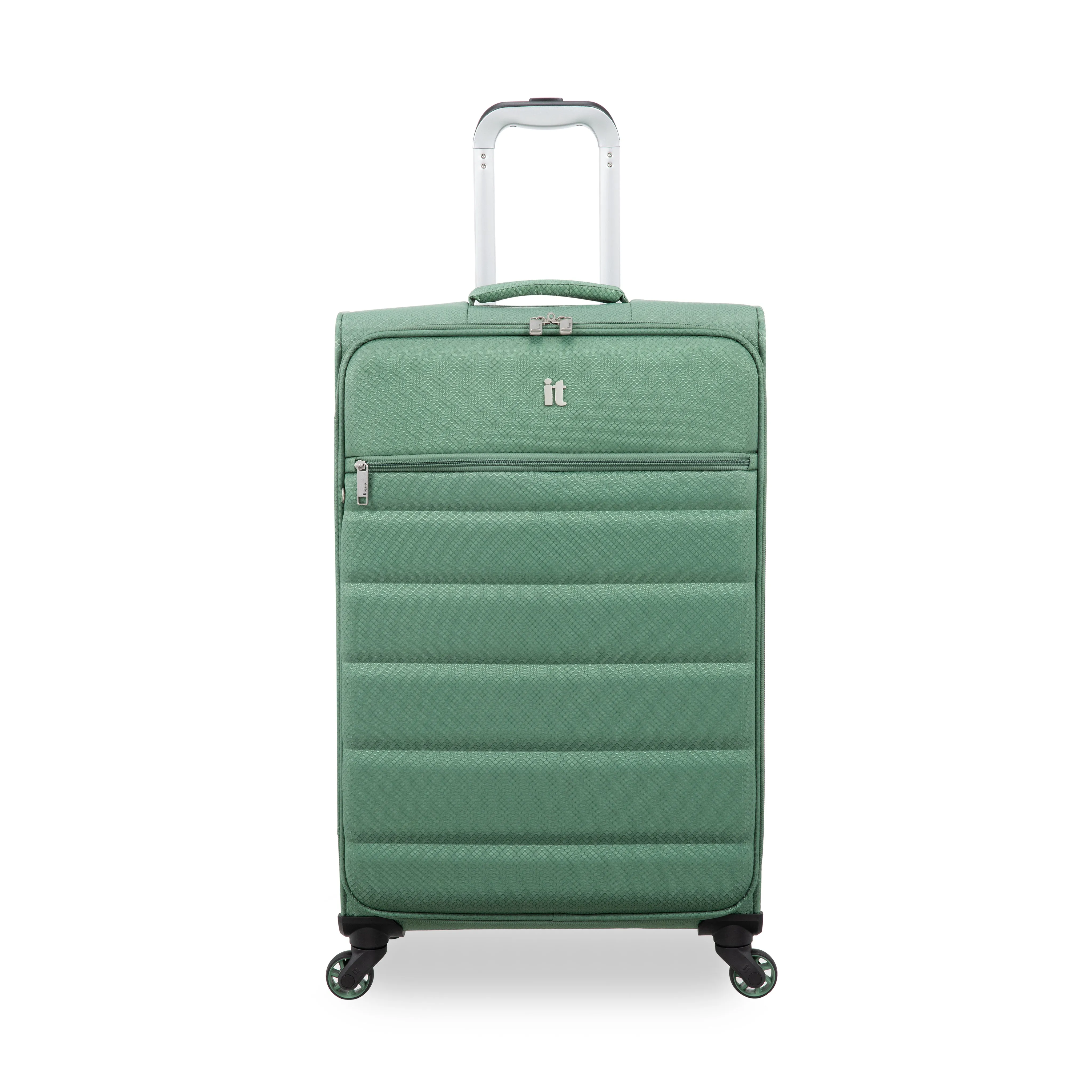 Striving 27" Softside Checked 4 Wheel Spinner (Hedge Green)