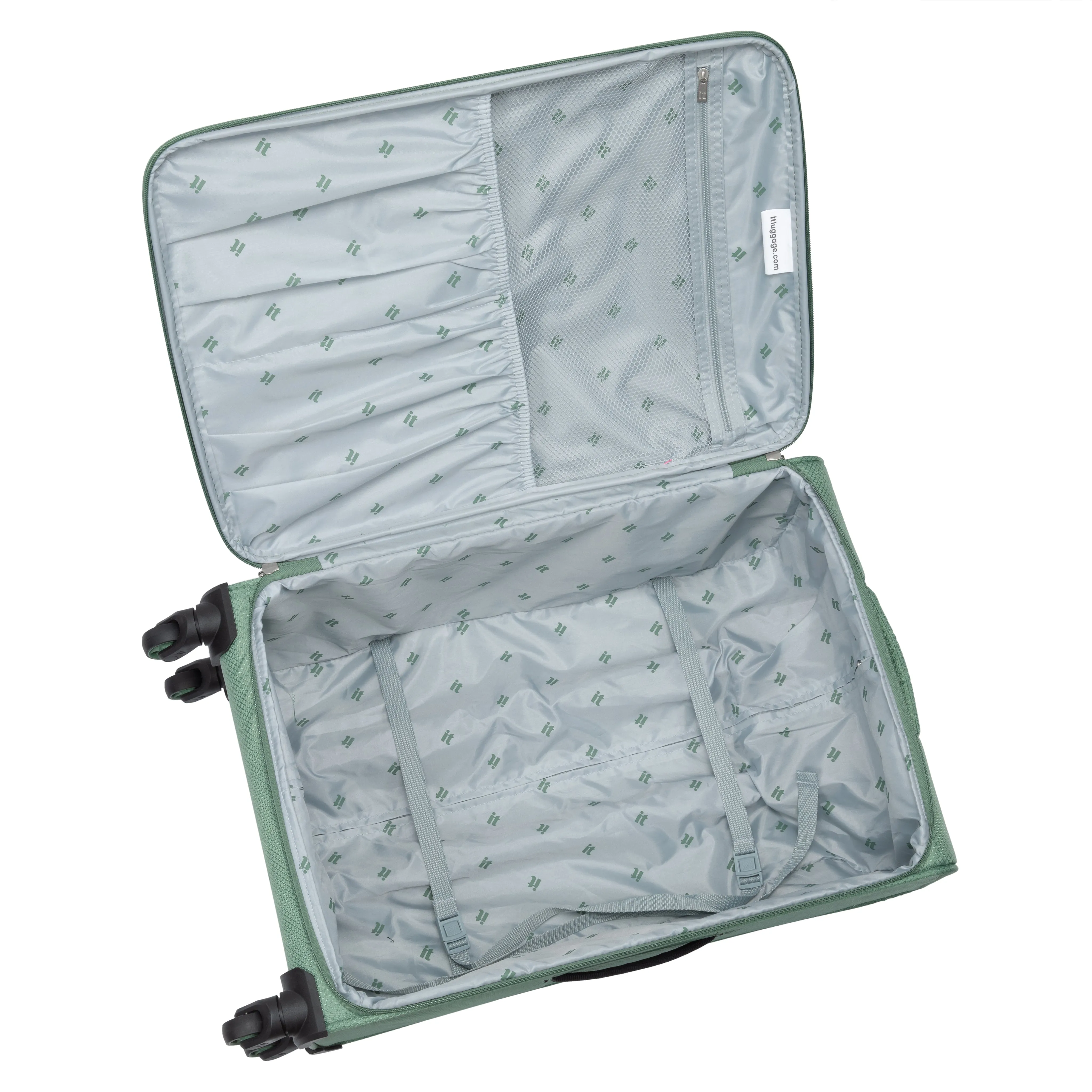 Striving 27" Softside Checked 4 Wheel Spinner (Hedge Green)