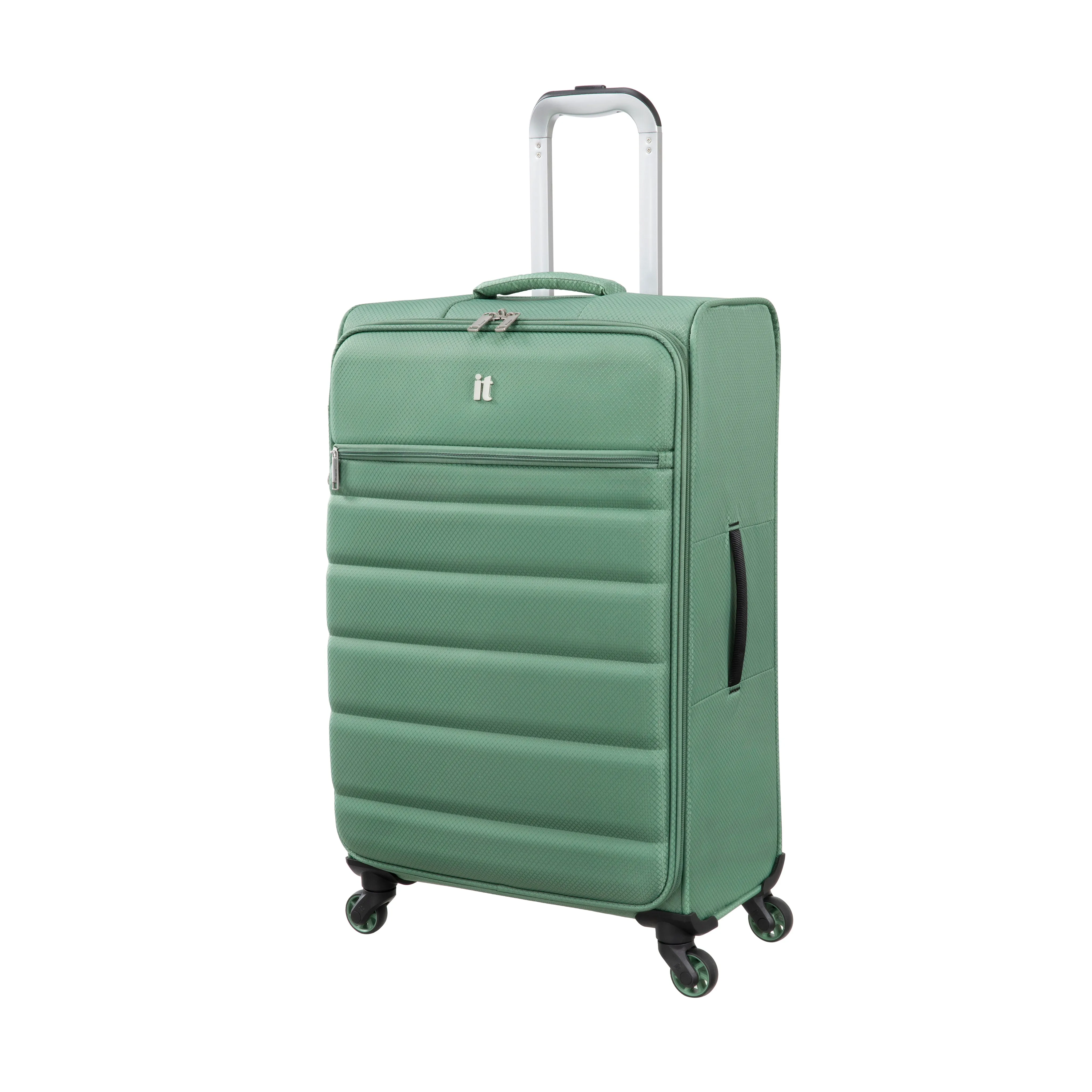 Striving 27" Softside Checked 4 Wheel Spinner (Hedge Green)
