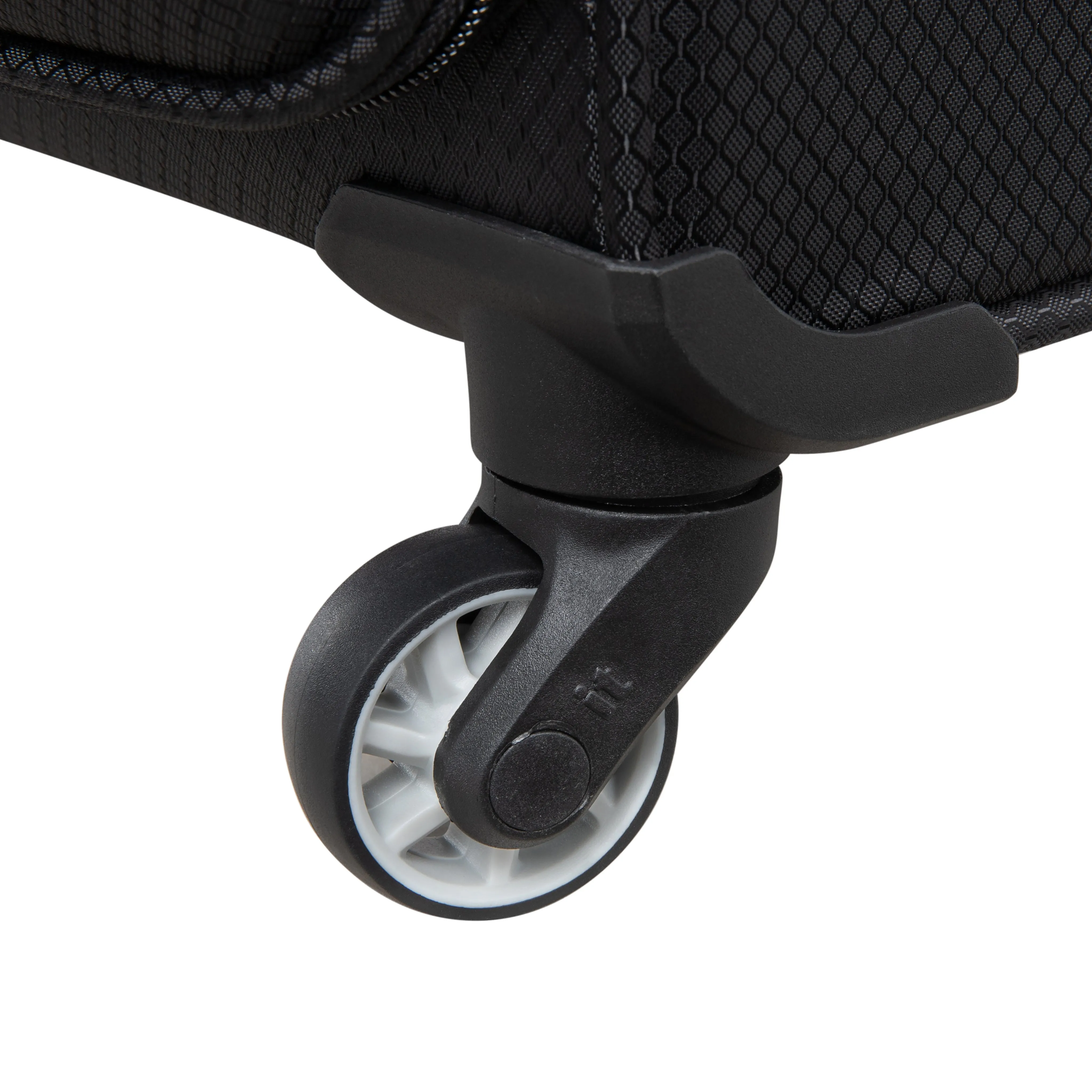 Striving 31" Softside Checked 4 Wheel Spinner (Black)
