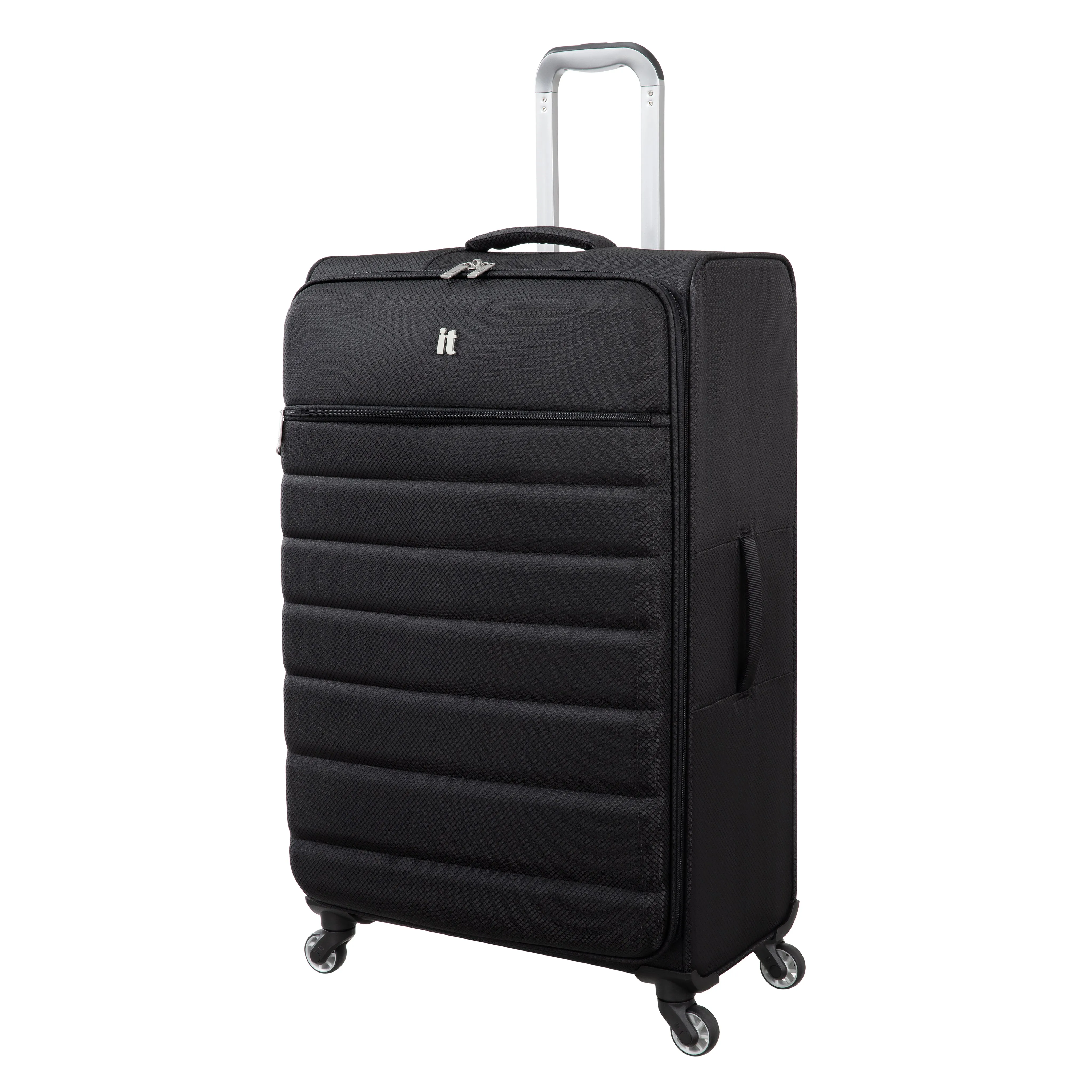 Striving 31" Softside Checked 4 Wheel Spinner (Black)