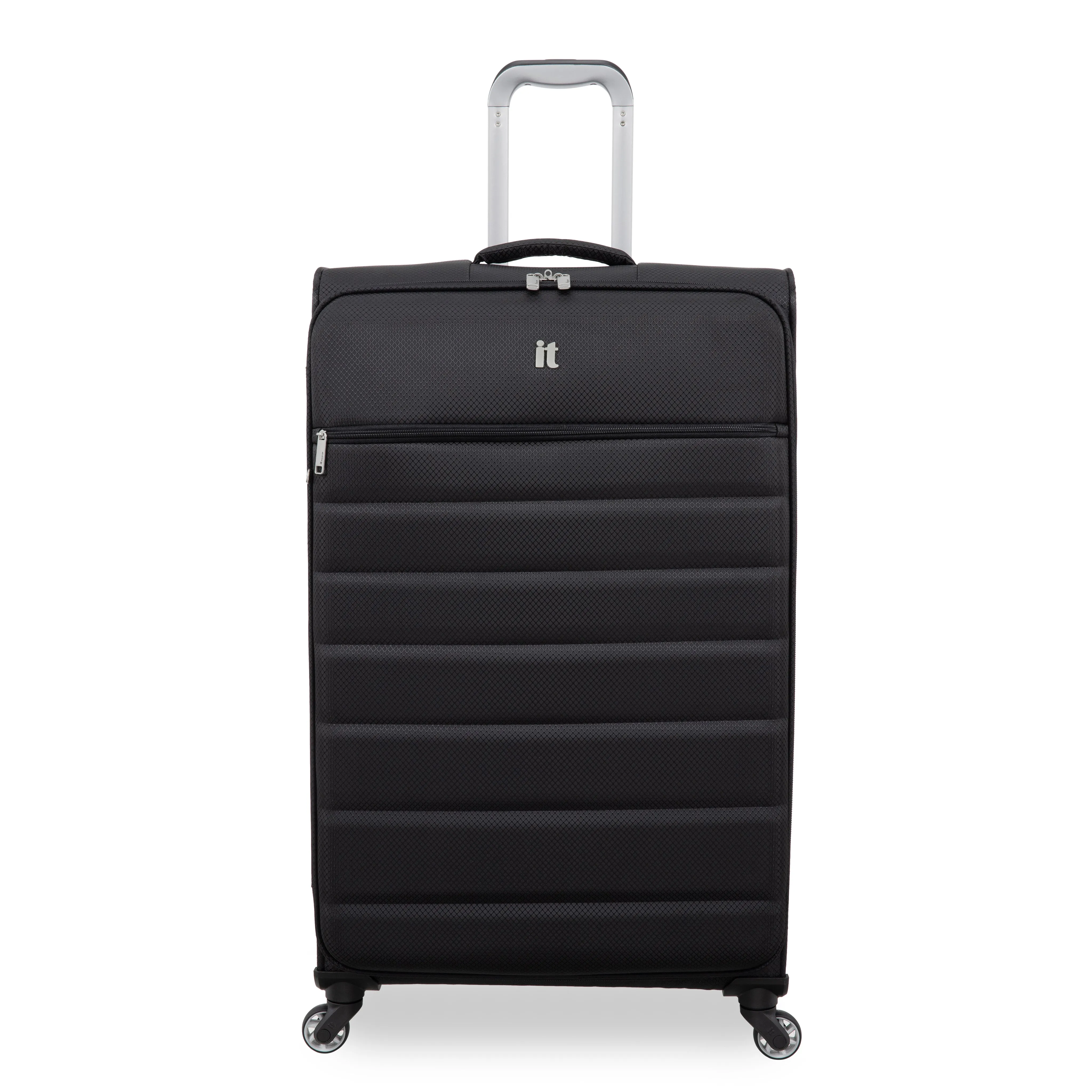 Striving 31" Softside Checked 4 Wheel Spinner (Black)