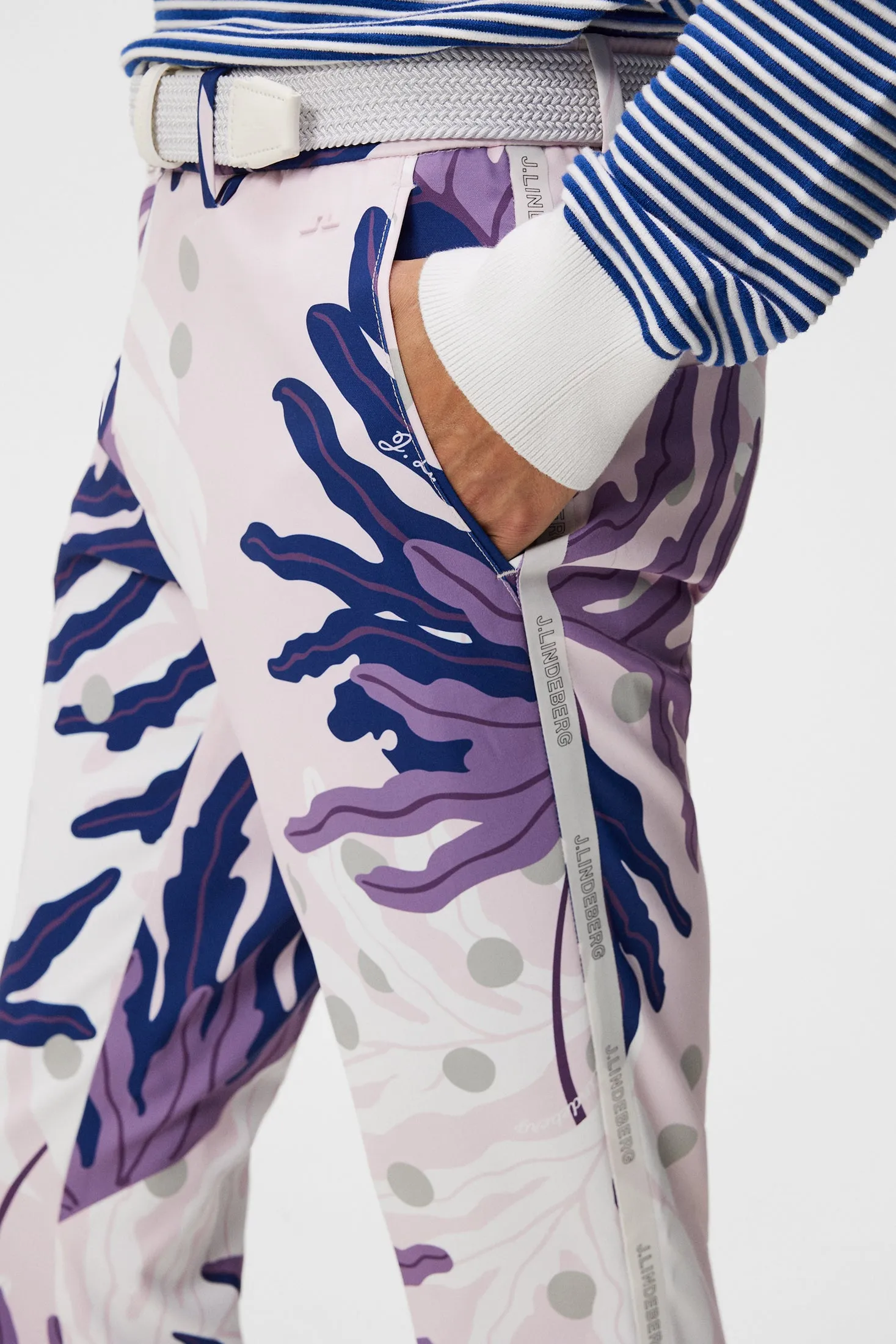 Stuart Print Stripe Pant
