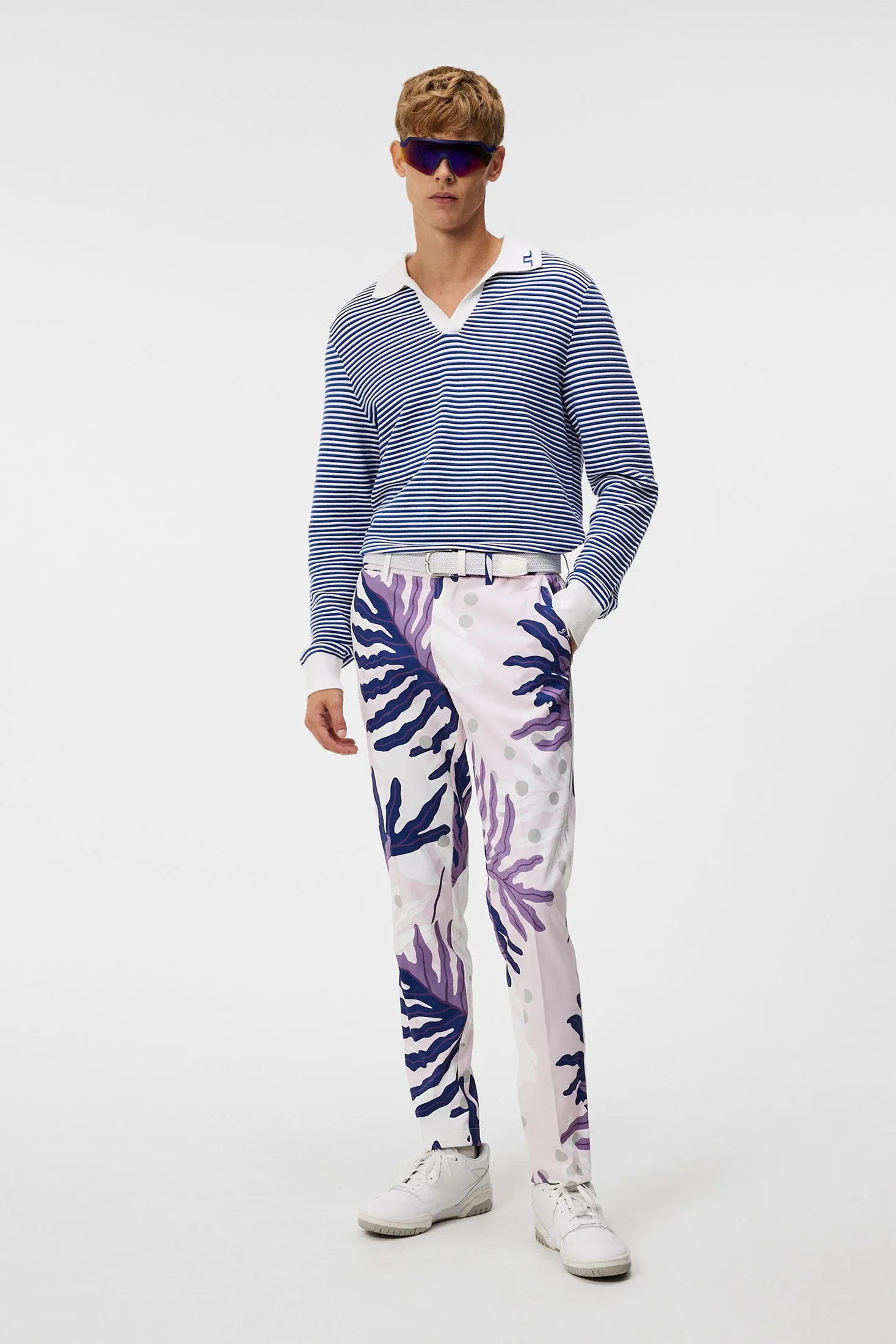Stuart Print Stripe Pant