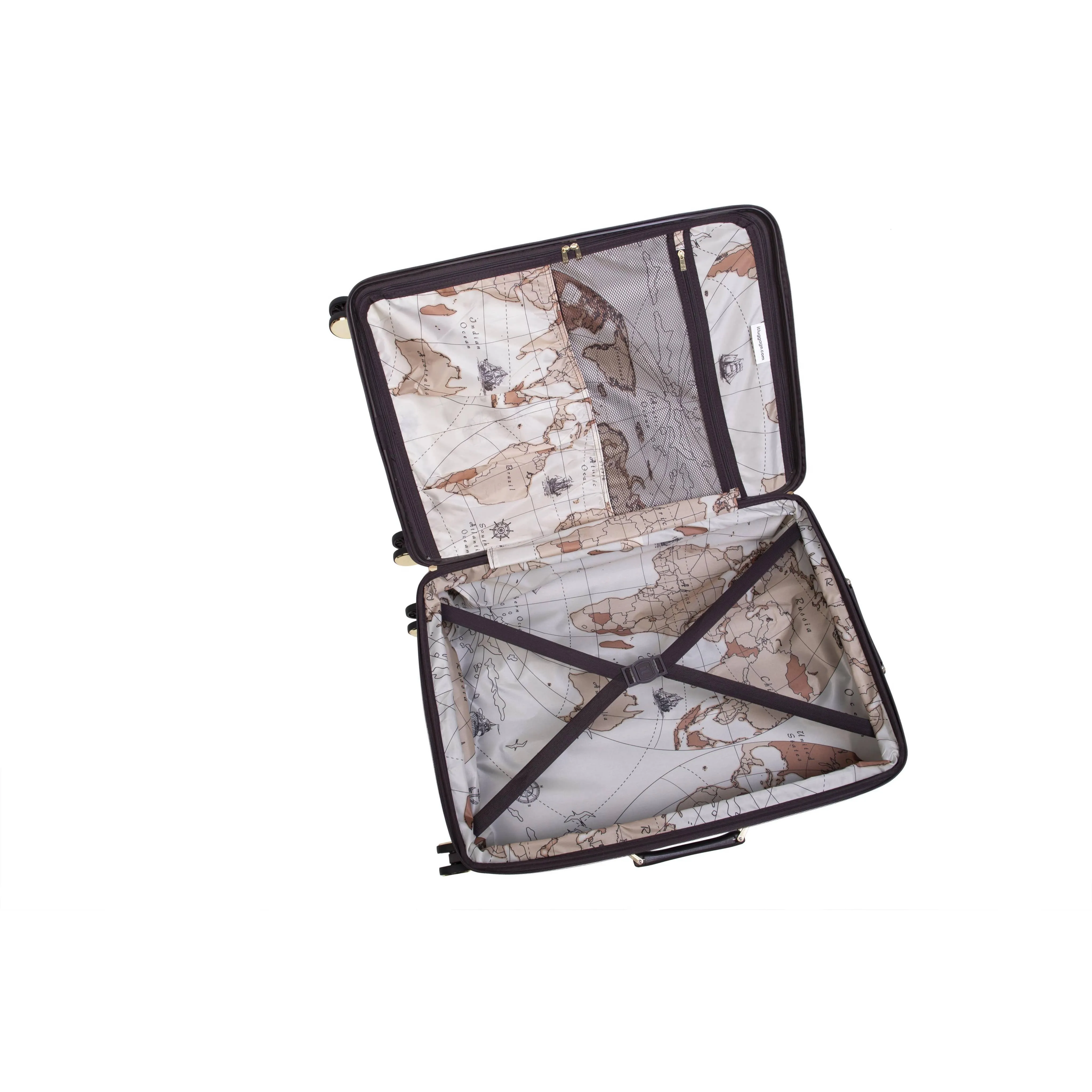 Superiority 22"  Hardside Carry-On 8 Wheel Expandable Spinner (Black)