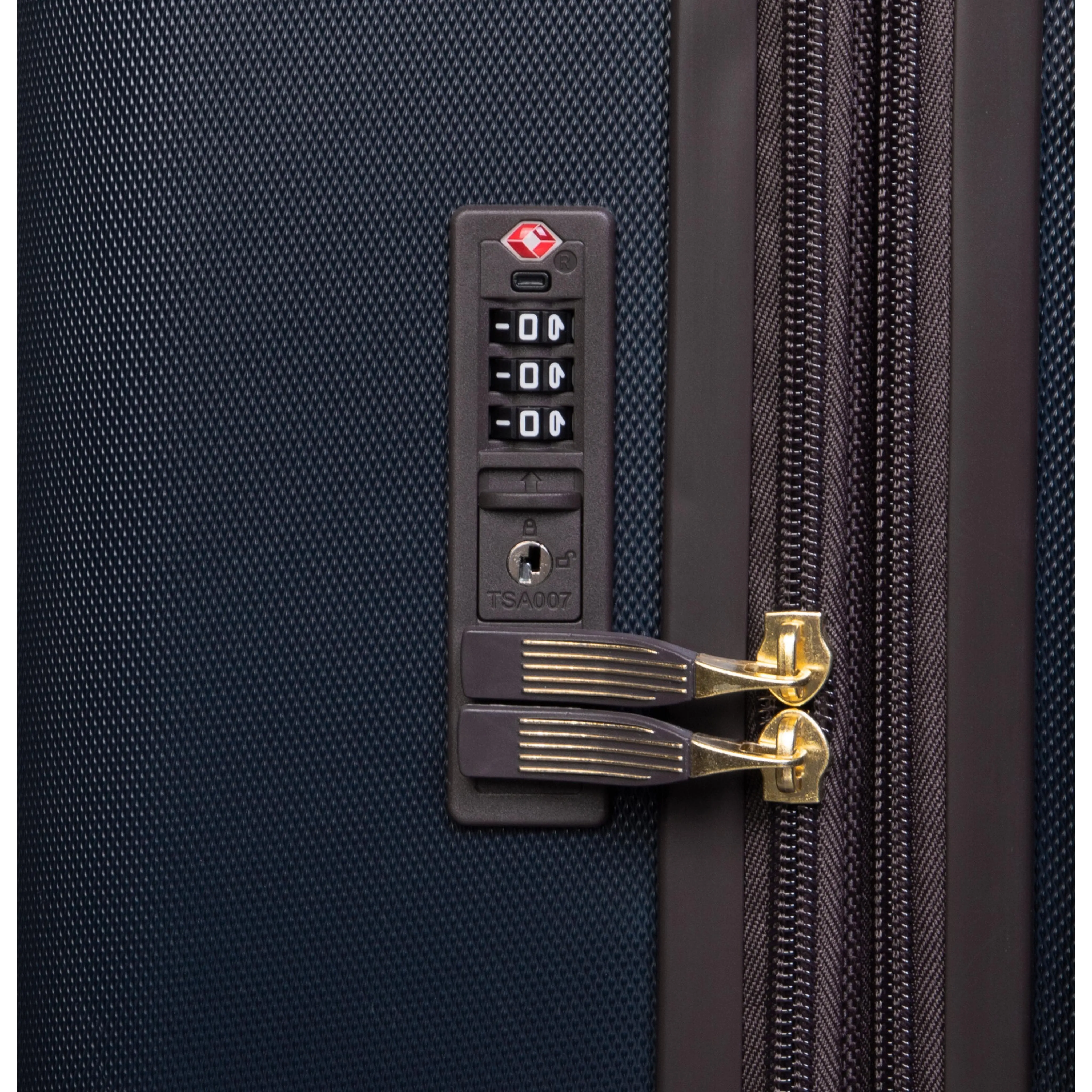 Superiority 22"  Hardside Carry-On 8 Wheel Expandable Spinner (Blueberry)