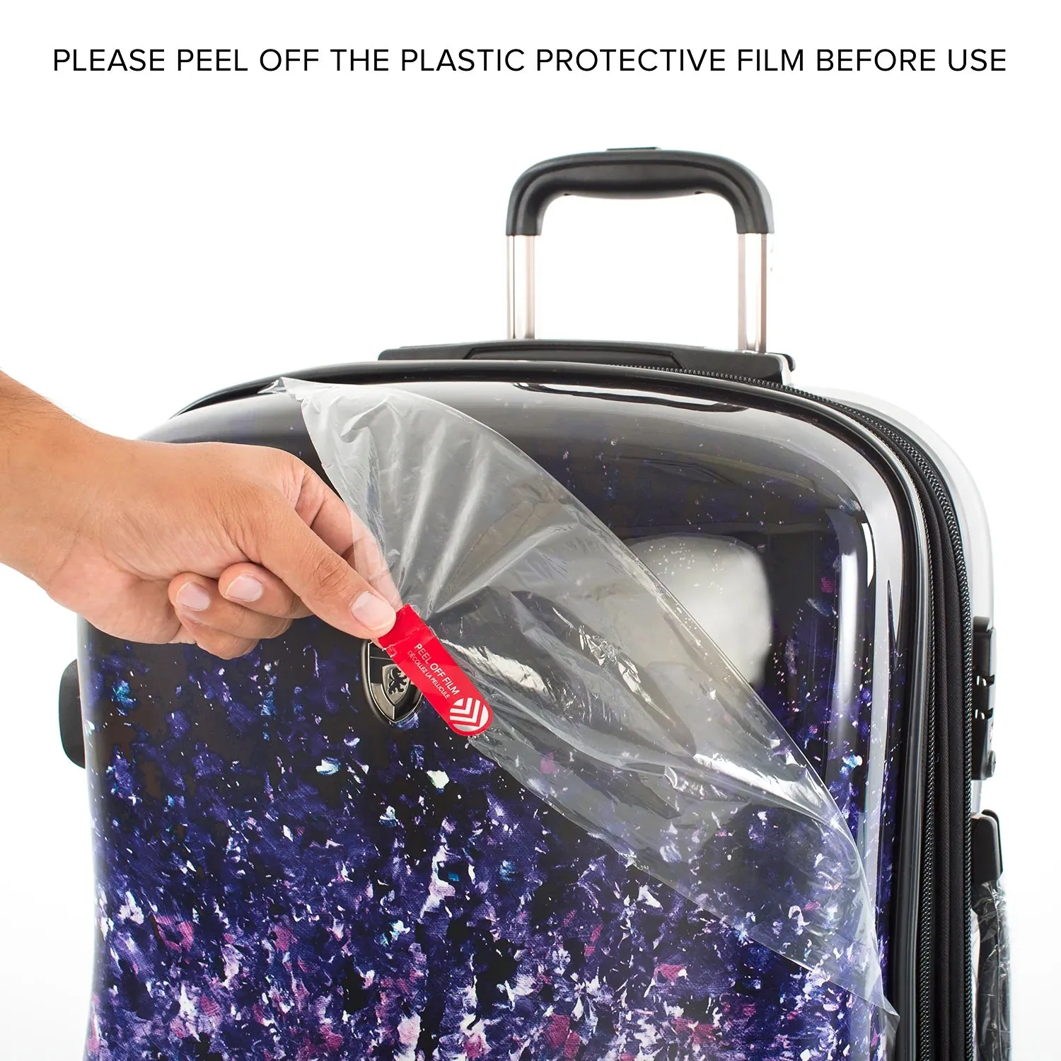 Tie-Dye Blue Fashion Spinner™ 21 Inch Carry-on Luggage