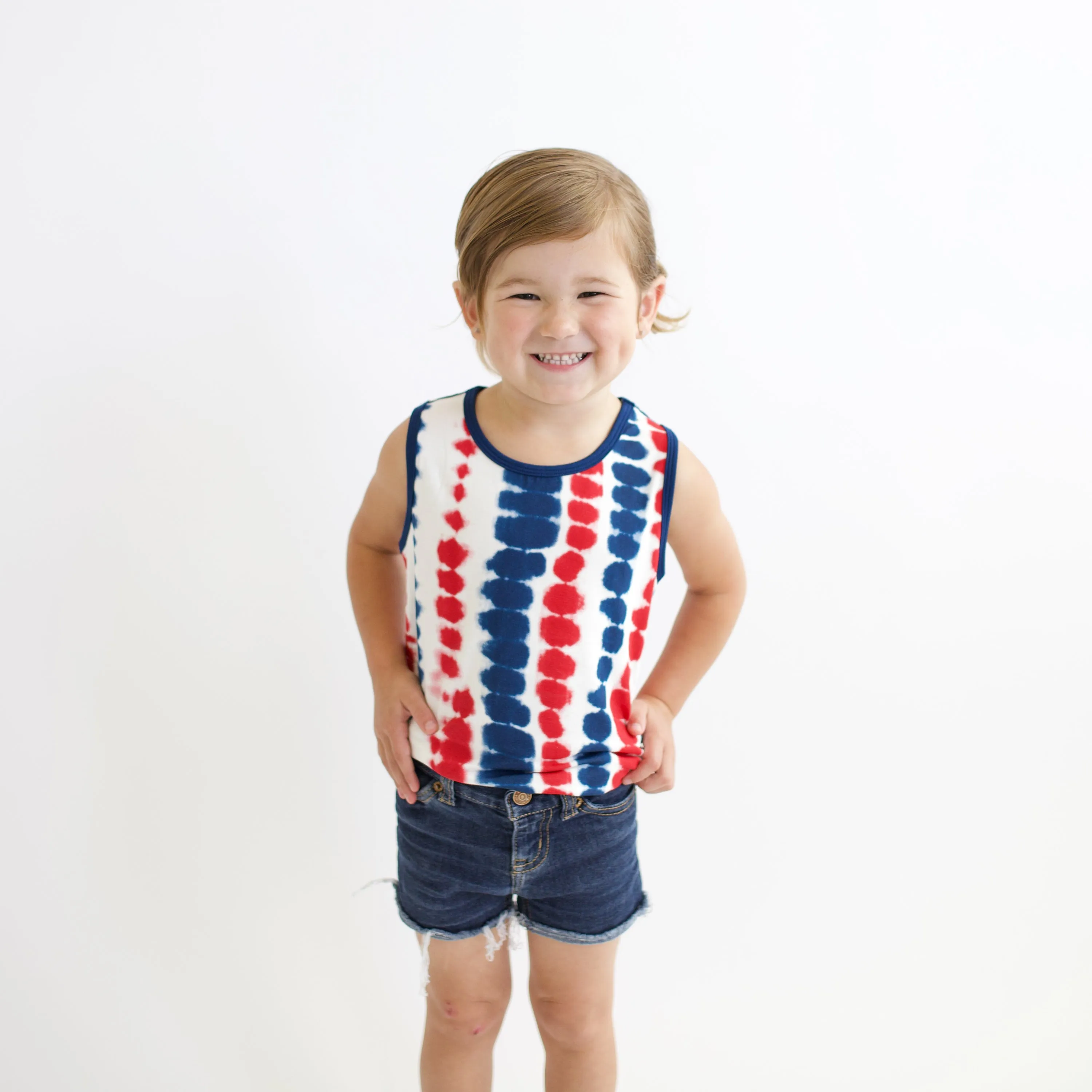 Toddler Tank Top in Liberty Rip Tide