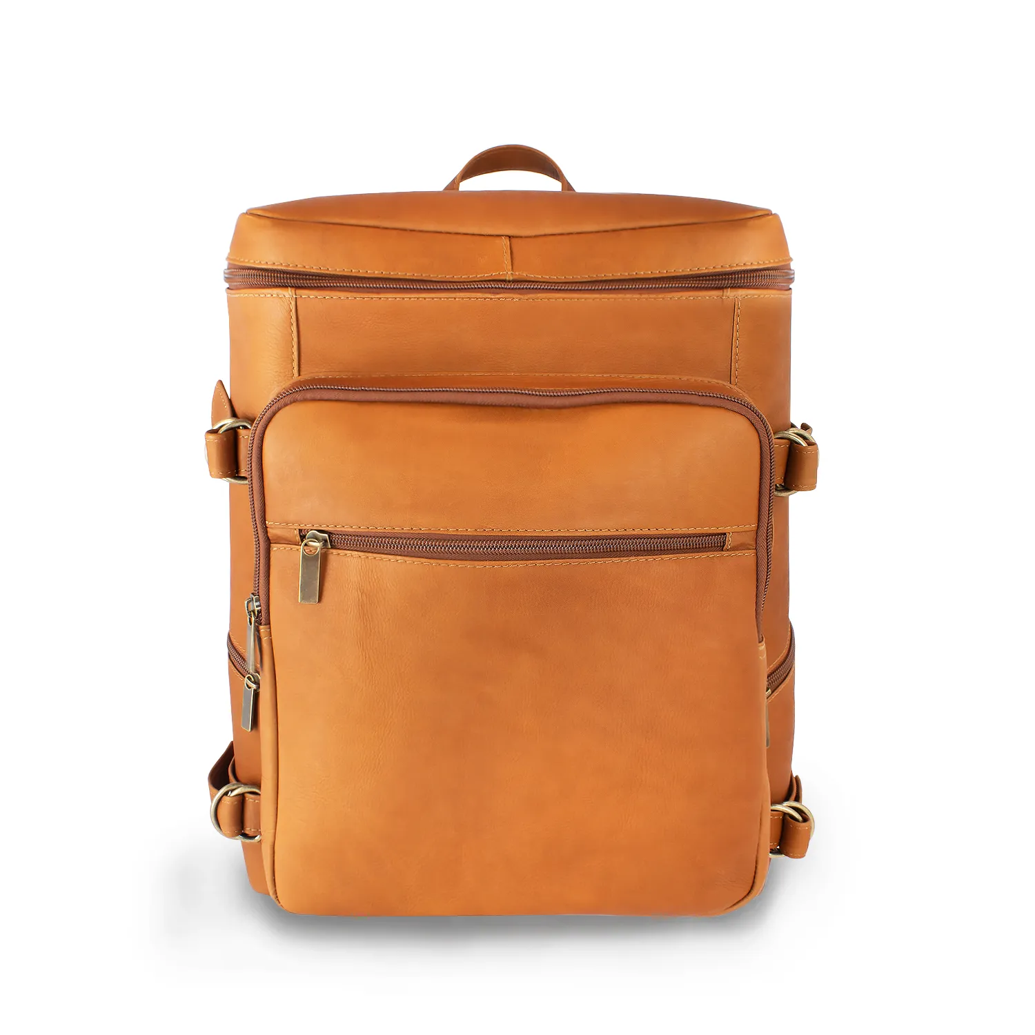 Top Load Leather Gear Backpack