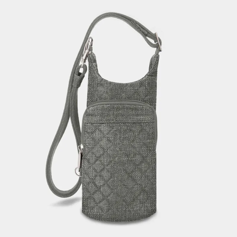 Travelon Anti-Theft RFID Boho Insulated Water Bottle Holder Tote with 5-Point Anti-Theft Protection