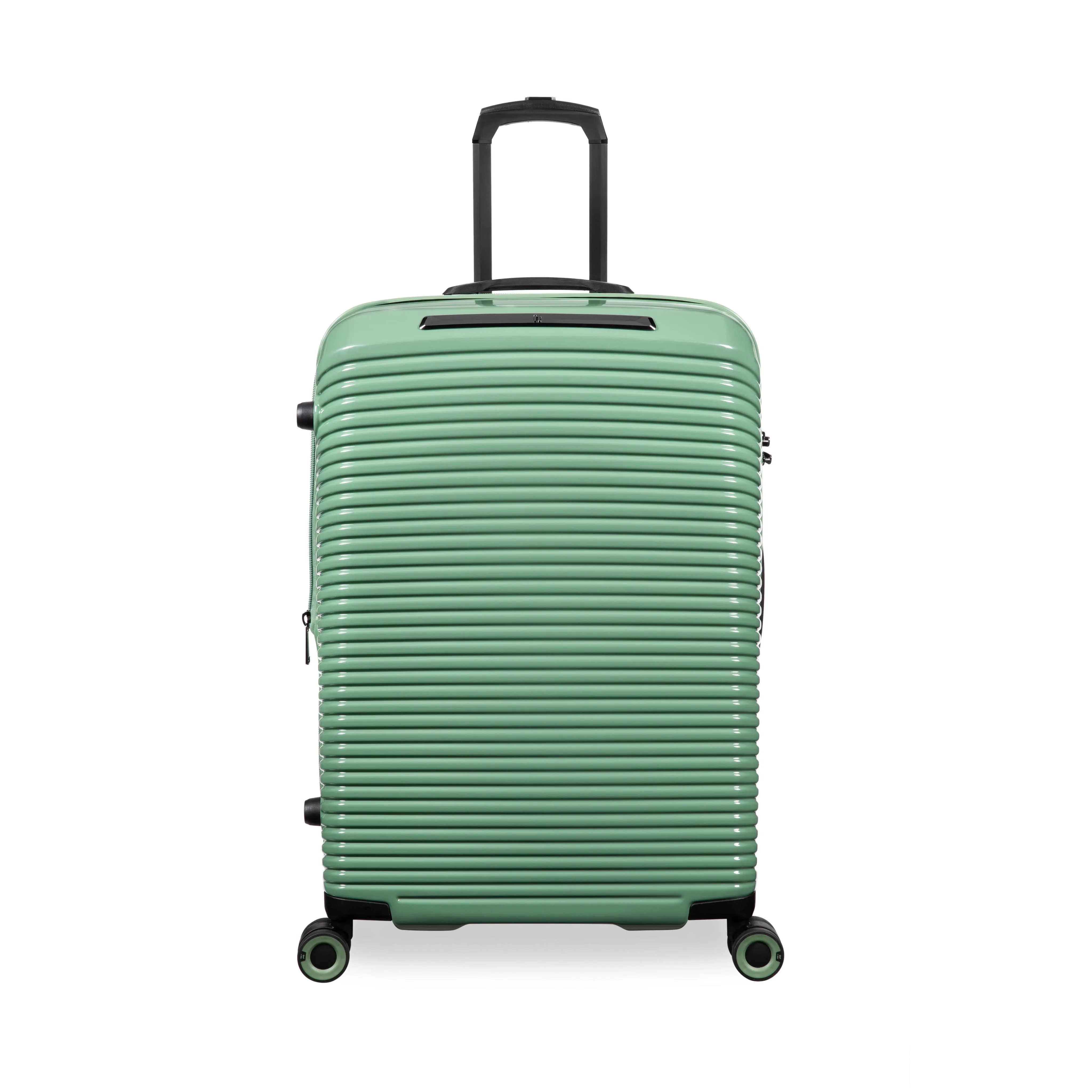Traversed 3 Piece Hardside 8 Wheel Expandable Spinner Set (Hedge Green)