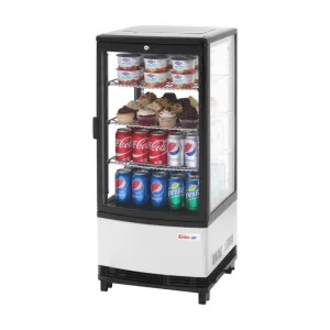 Turbo Air CRT-77-1R-N Refrigerated Diamond Show Case, 3 cu. ft.