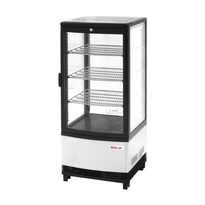 Turbo Air CRT-77-1R-N Refrigerated Diamond Show Case, 3 cu. ft.