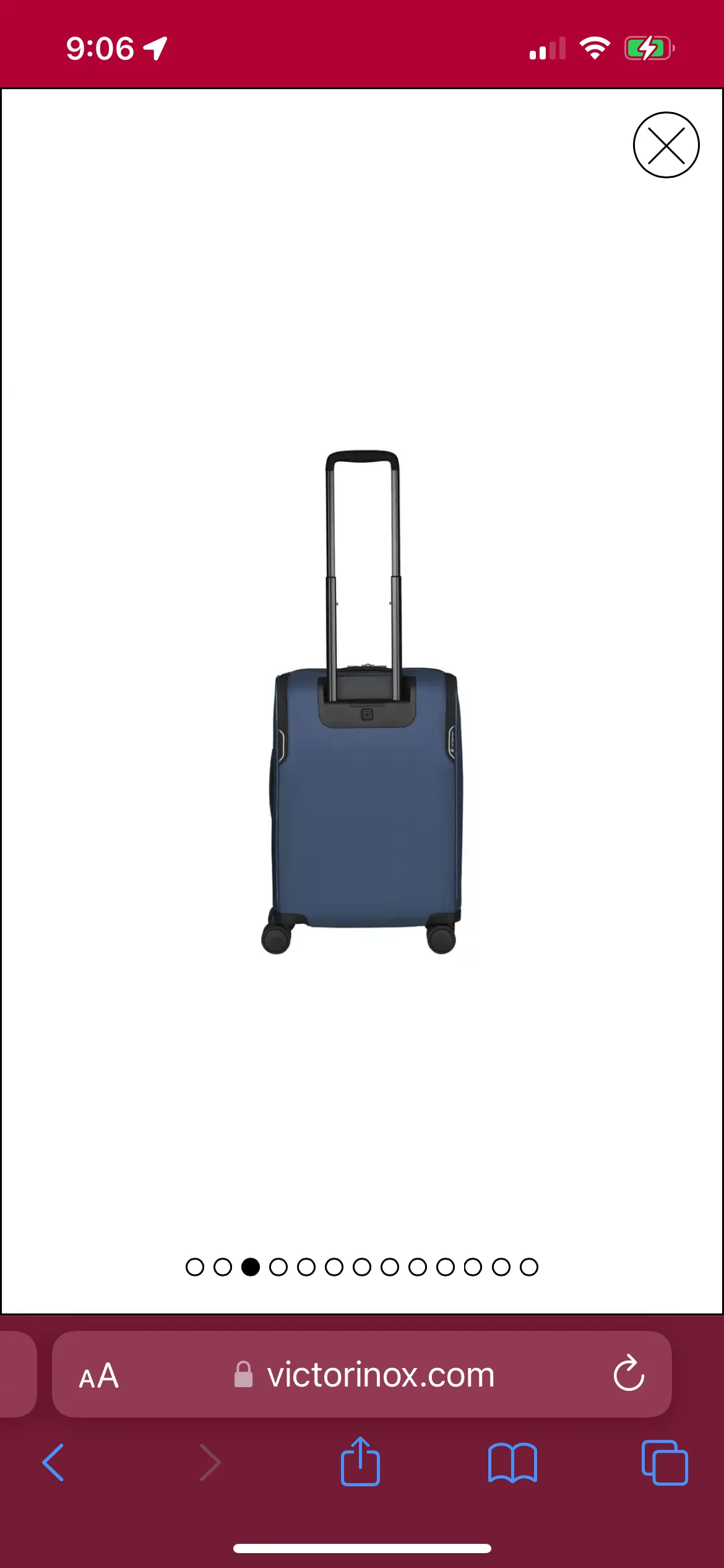 Victorinox Werks 6.0 Frequent Flyer PLUS 22.8" Softside Carry-On Spinner