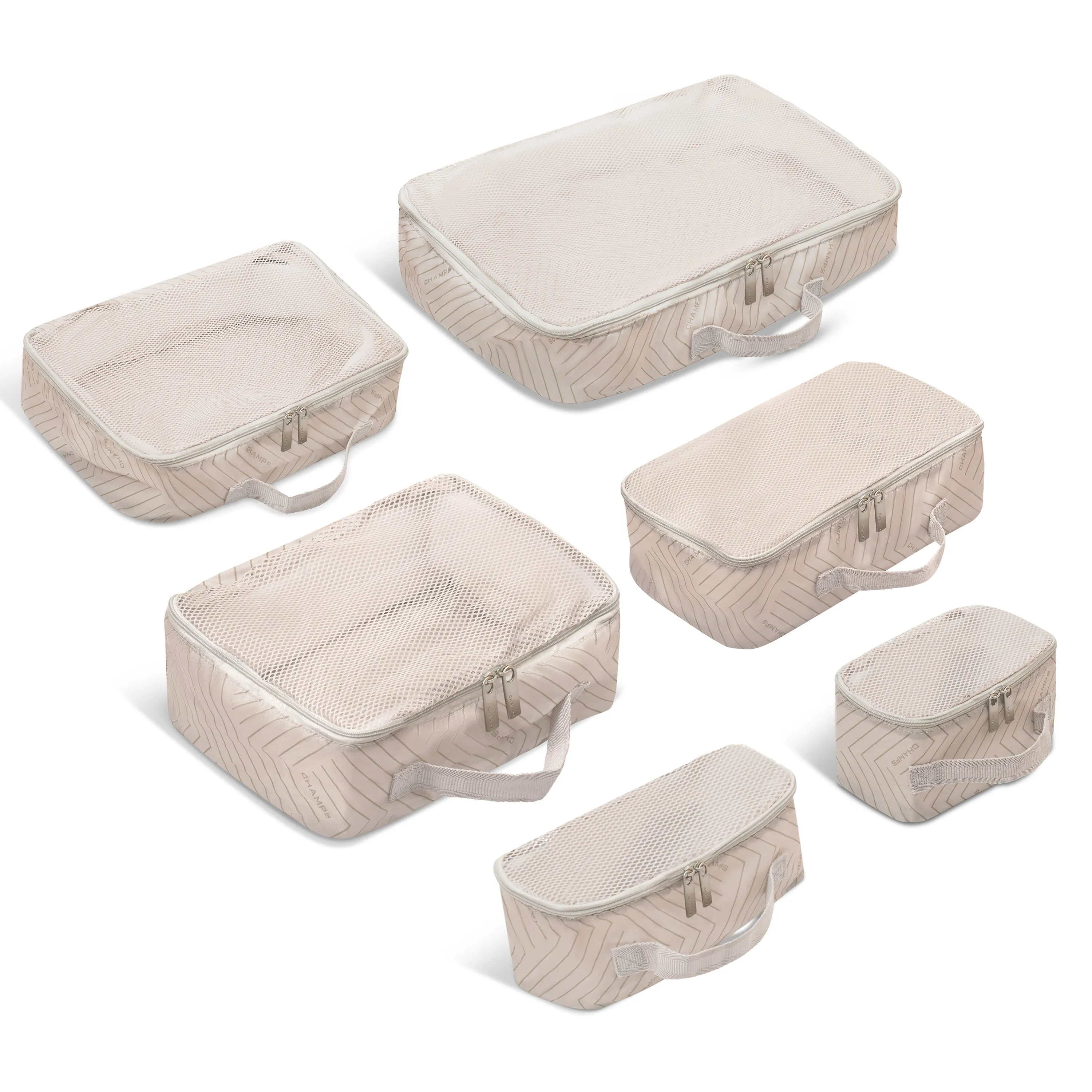 Vintage / Travel Packing Cubes / 6-Piece Set *Drop Ship*
