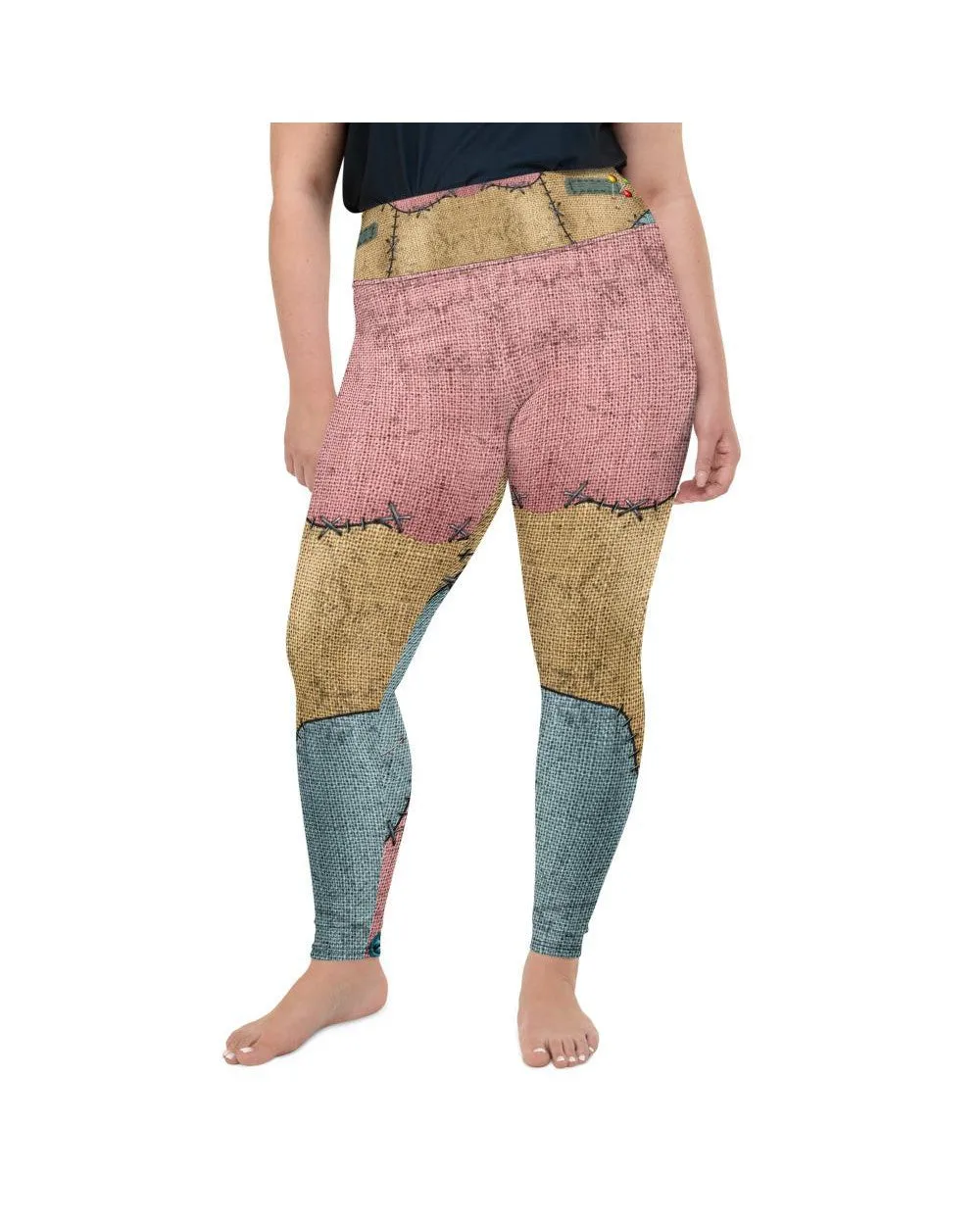 Voodoo Doll Patch Plus Size Leggings