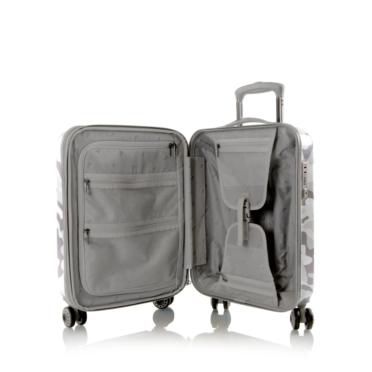 White Camo 21 Inch Fashion Spinner® Carry-On Luggage