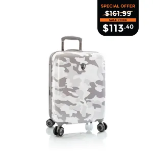 White Camo 21 Inch Fashion Spinner® Carry-On Luggage
